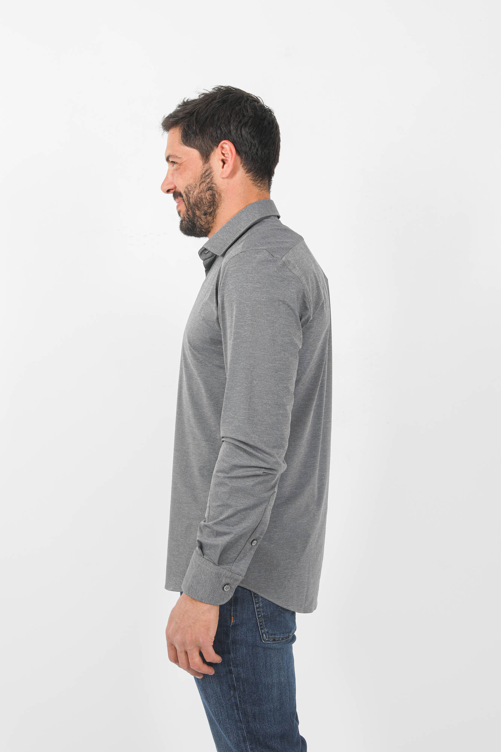 CHEMISE RRD GRISE 23184-V06