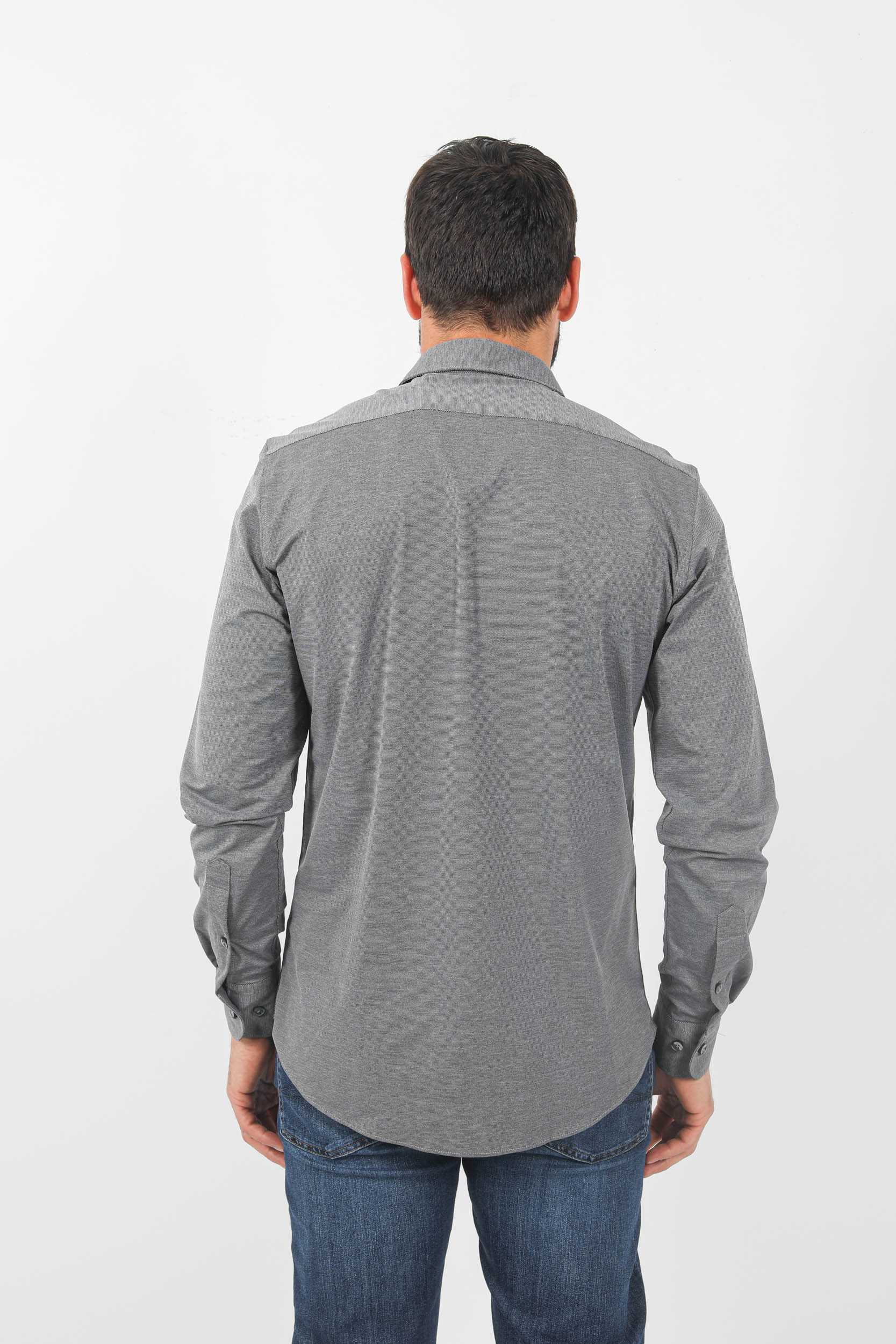 CHEMISE RRD GRISE 23184-V06