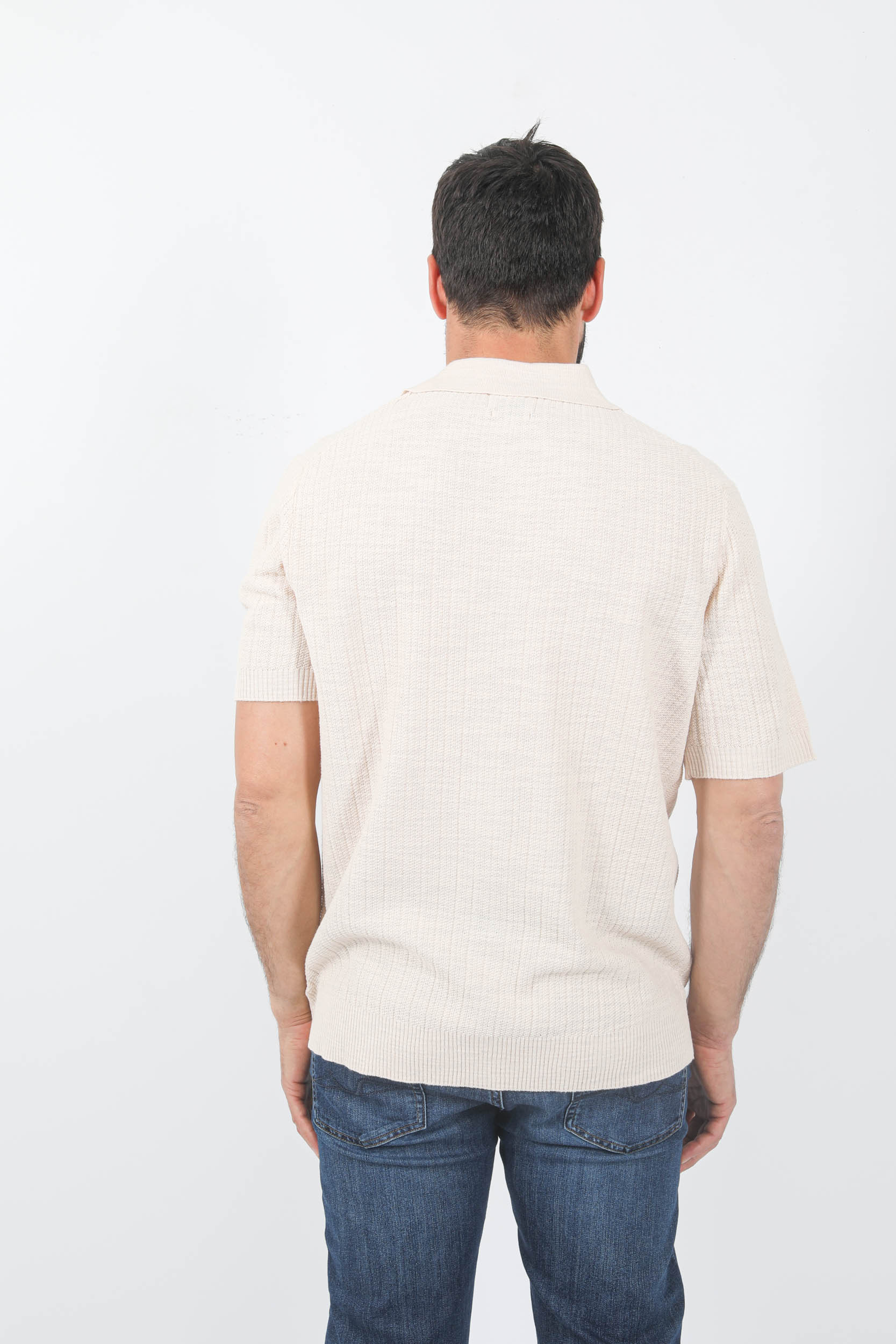 GILET MANCHES COURTES NNO7 BEIGE NOLAN6577-0220