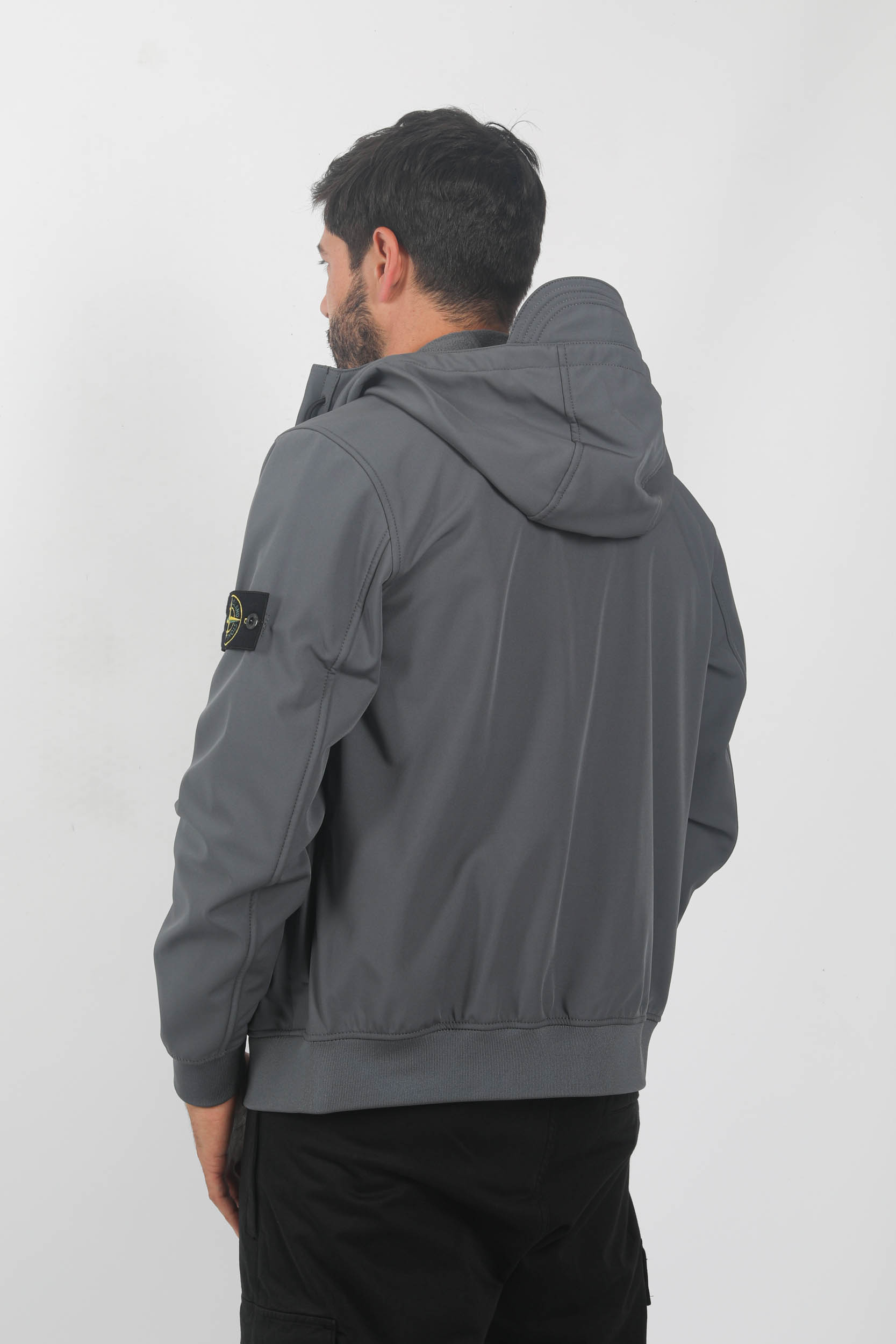 BLOUSON SOFT-SHELL STONE ISLAND ANTHRACITE 7915Q0122-V0062