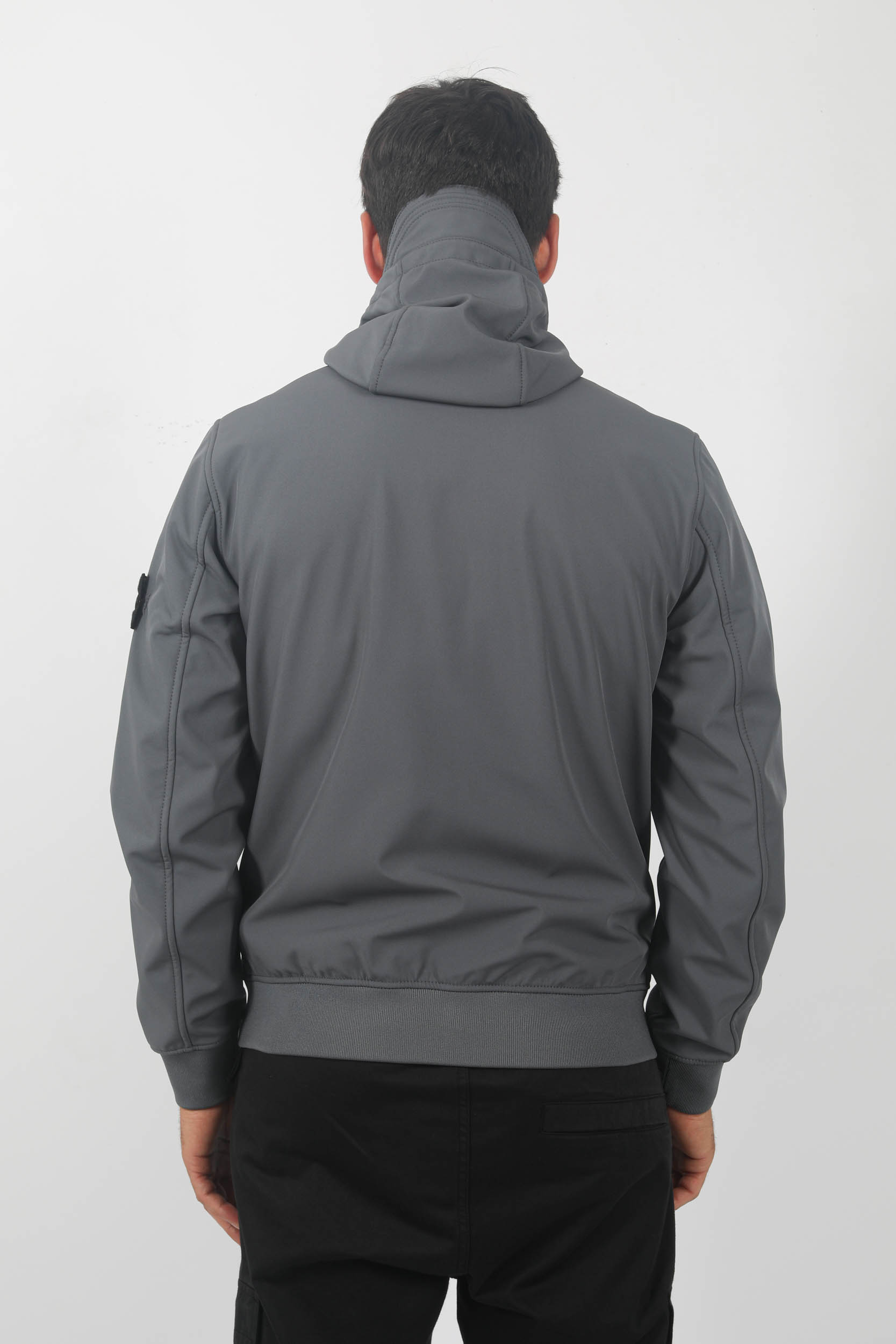 BLOUSON SOFT-SHELL STONE ISLAND ANTHRACITE 7915Q0122-V0062