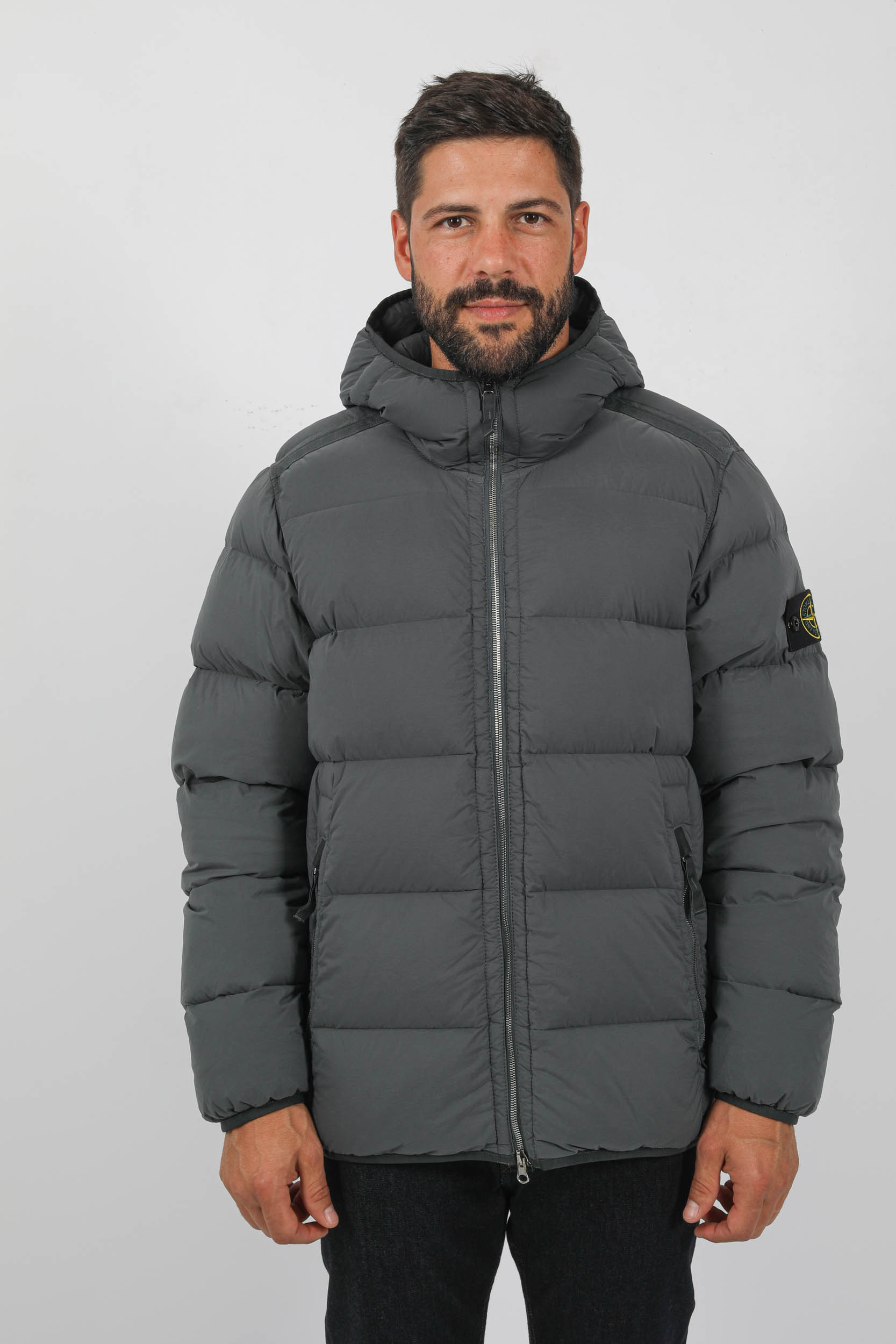 DOUDOUNE MATELASSE STONE ISLAND ANTHRACITE 791543728-V0062