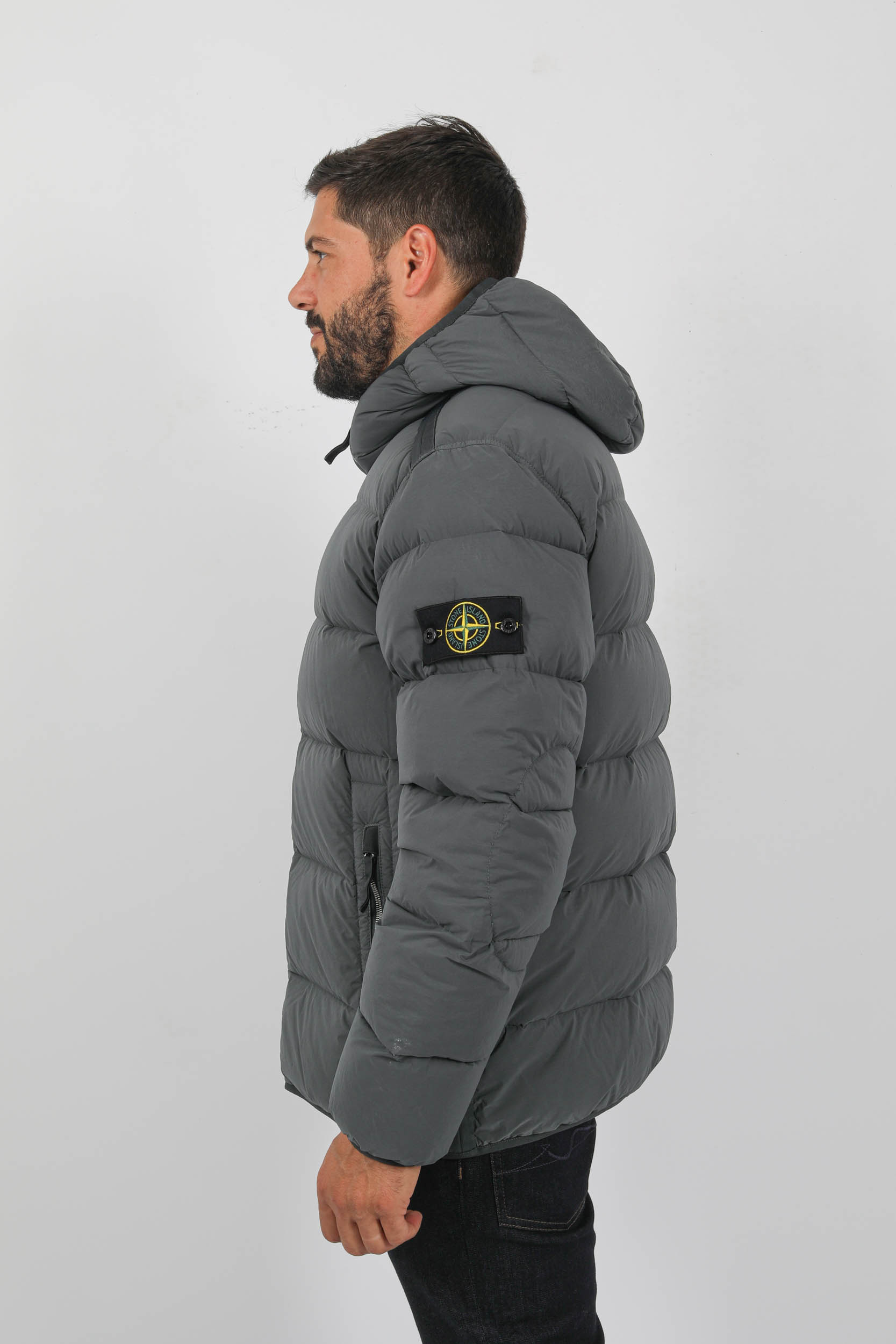 DOUDOUNE MATELASSE STONE ISLAND ANTHRACITE 791543728-V0062