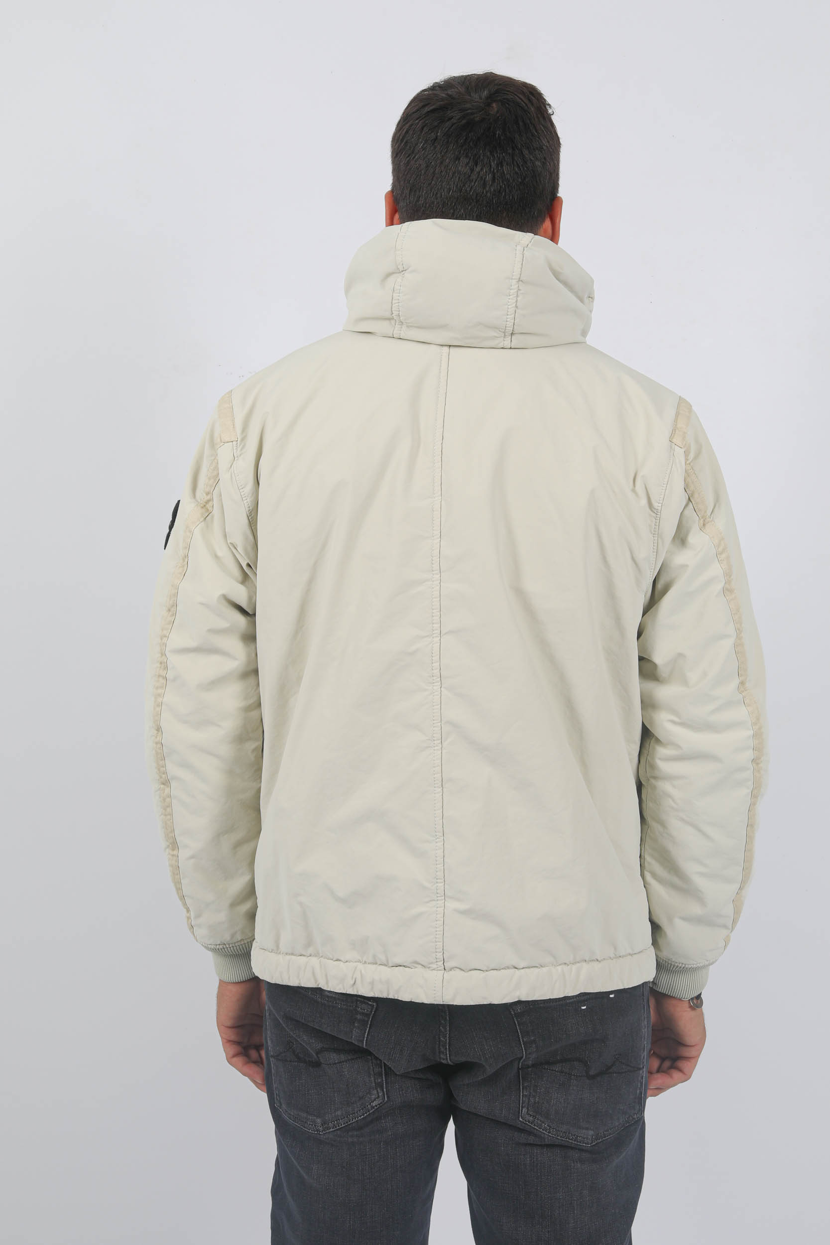 BLOUSON STONE ISLAND PEAU DE PECHE BEIGE 791541631-V0097
