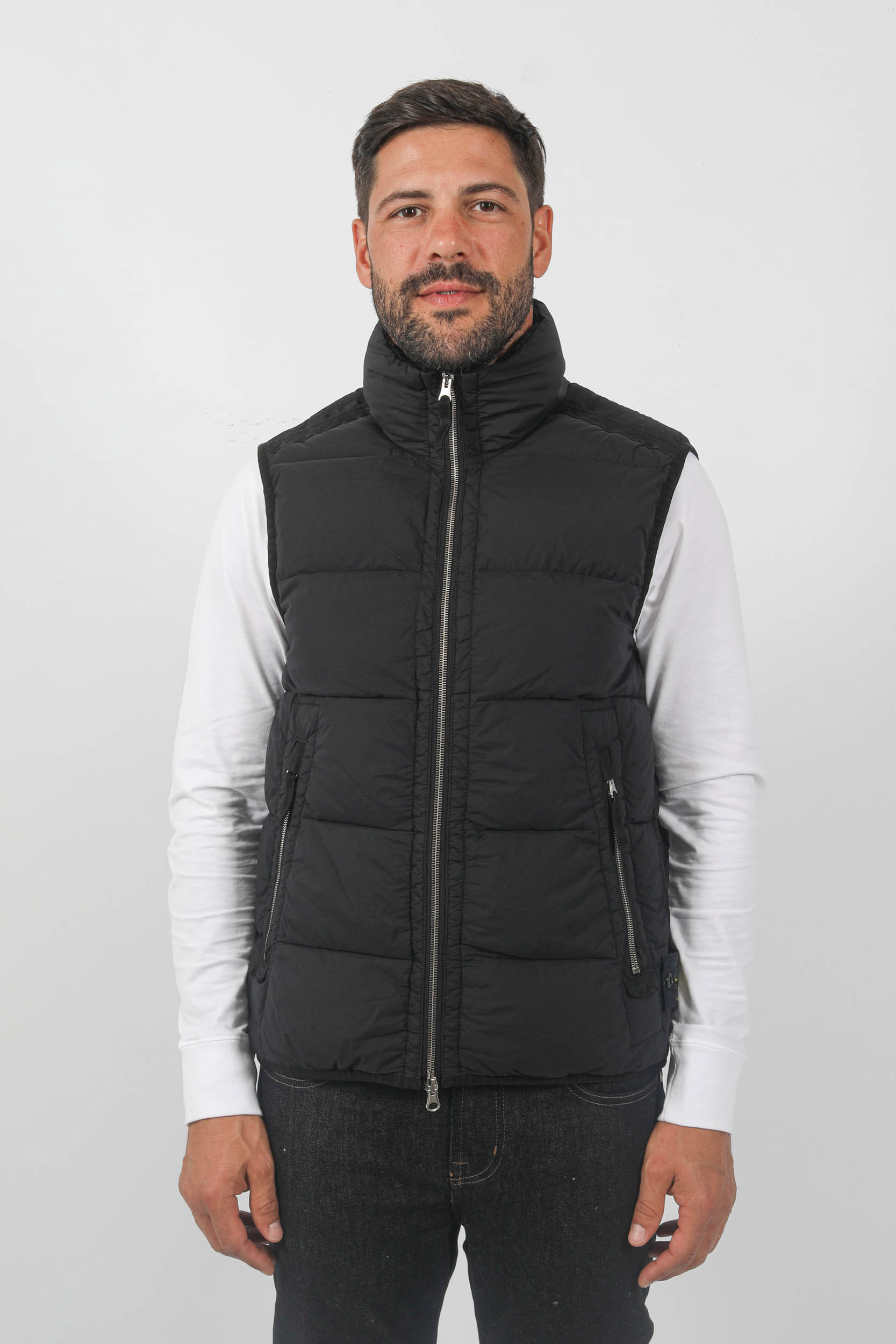 DOUDOUNE SANS MANCHES STONE ISLAND NOIR 7915G1428-V0029