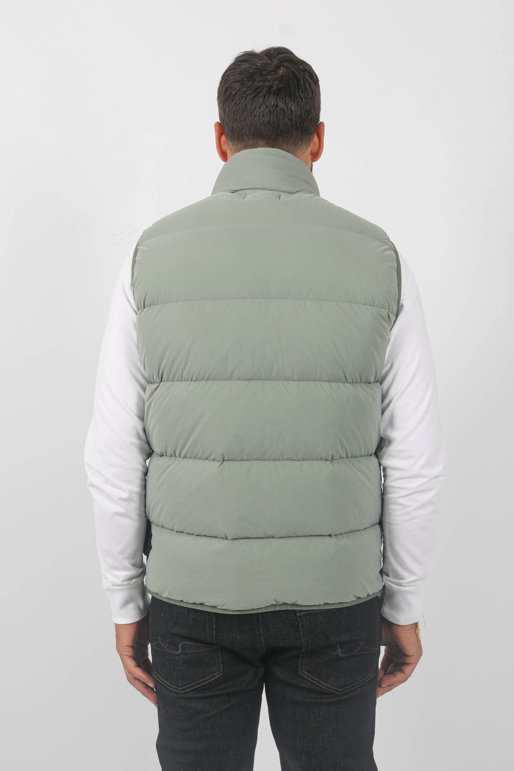 DOUDOUNE SANS MANCHES STONE ISLAND VERT 7915G1428-V0055