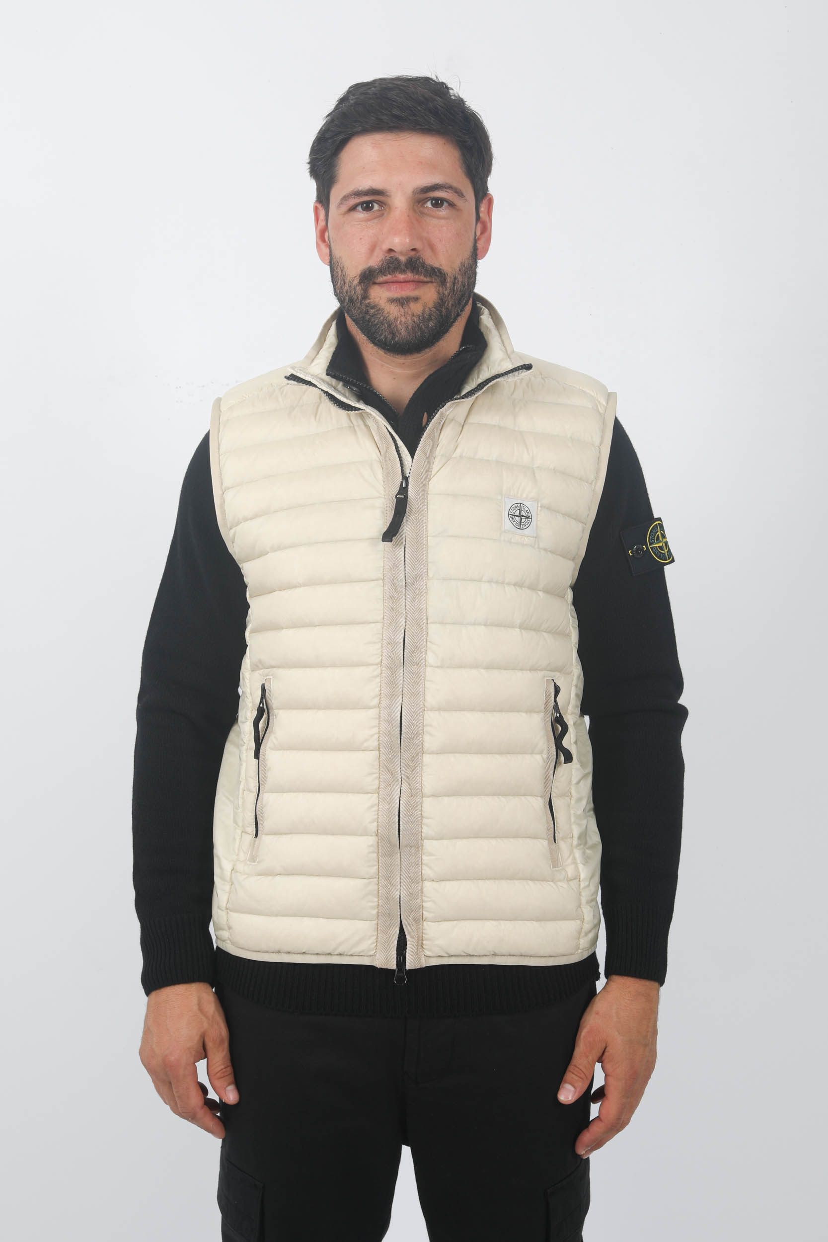 DOUDOUNE SANS MANCHES STONE ISLAND BEIGE 7915G0224-V0097