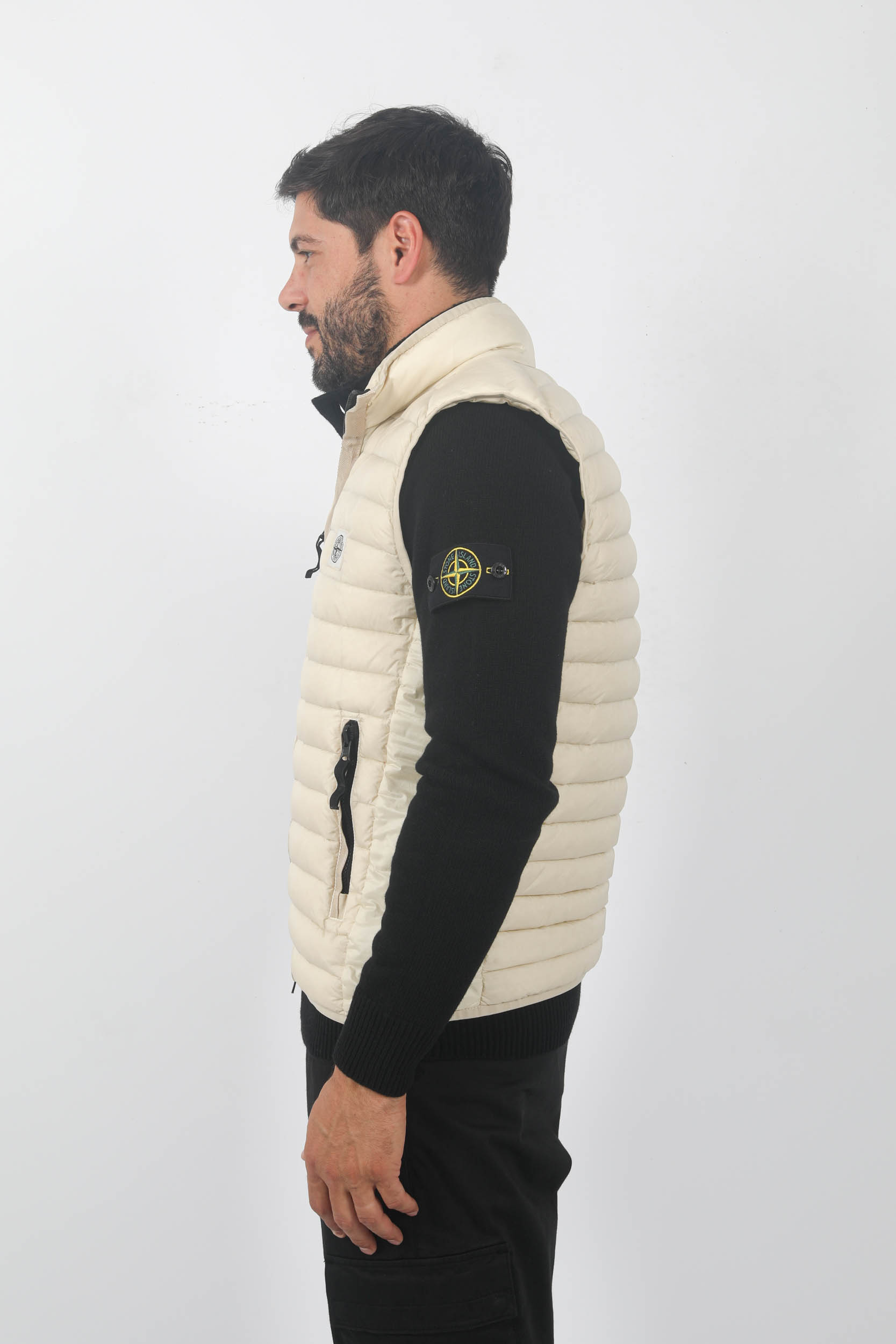 DOUDOUNE SANS MANCHES STONE ISLAND BEIGE 7915G0224-V0097