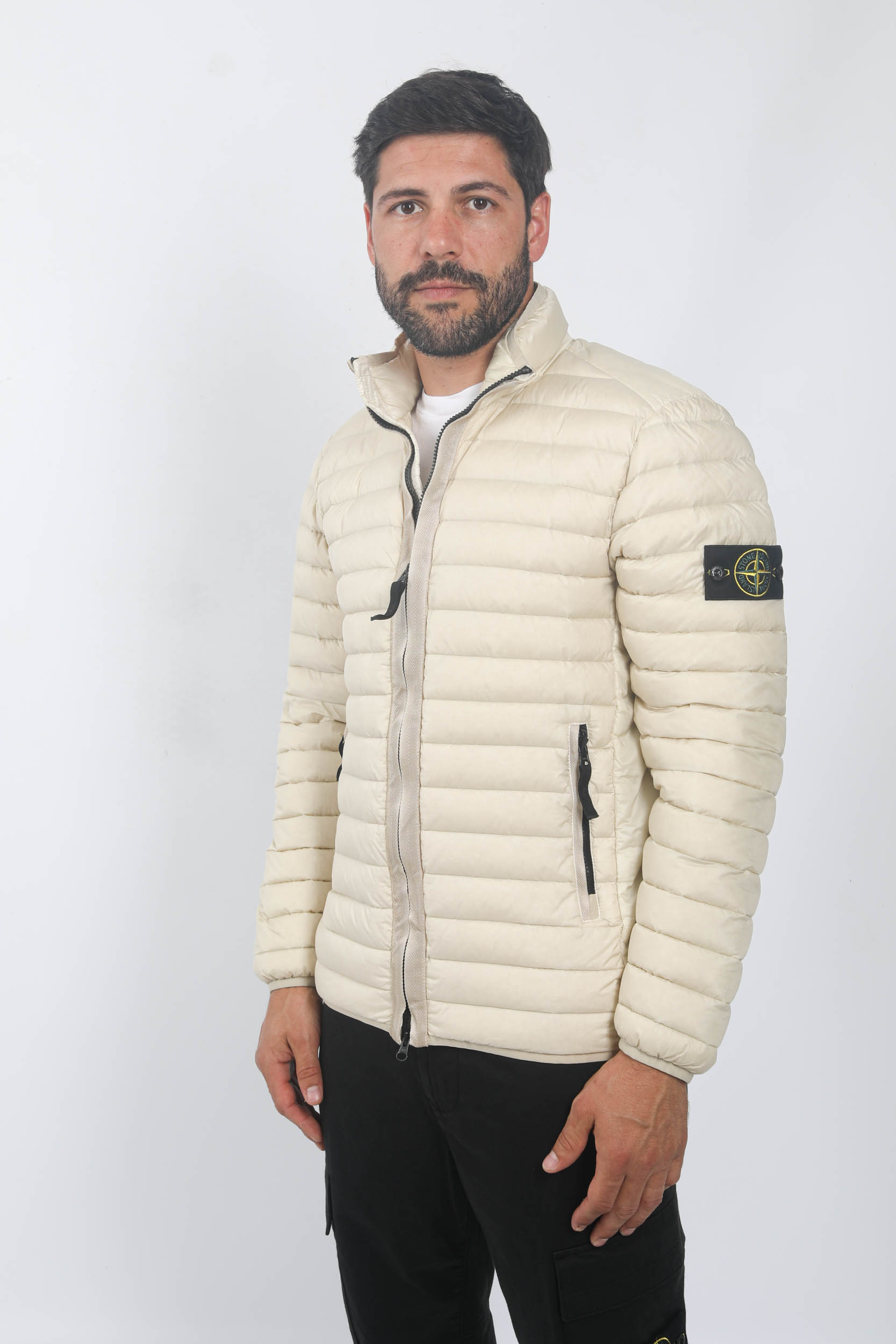 DOUDOUNE MATELASSE STONE ISLAND BEIGE 791542324-V0097