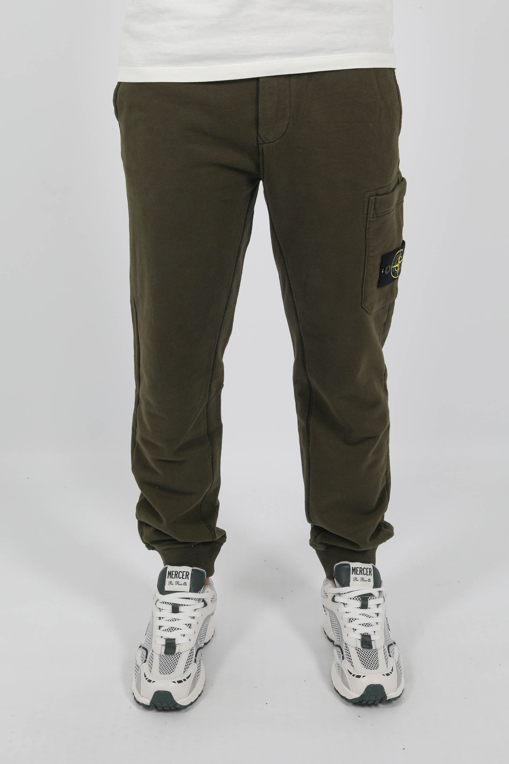 BAS DE JOGGING STONE ISLAND KAKI 791562620-V0058