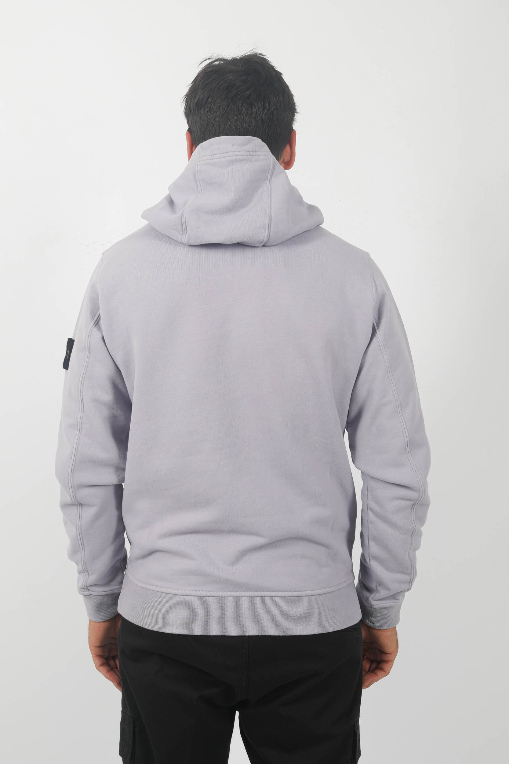 SWEAT A CAPUCHE STONE ISLAND LAVANDE 791561720-V0047