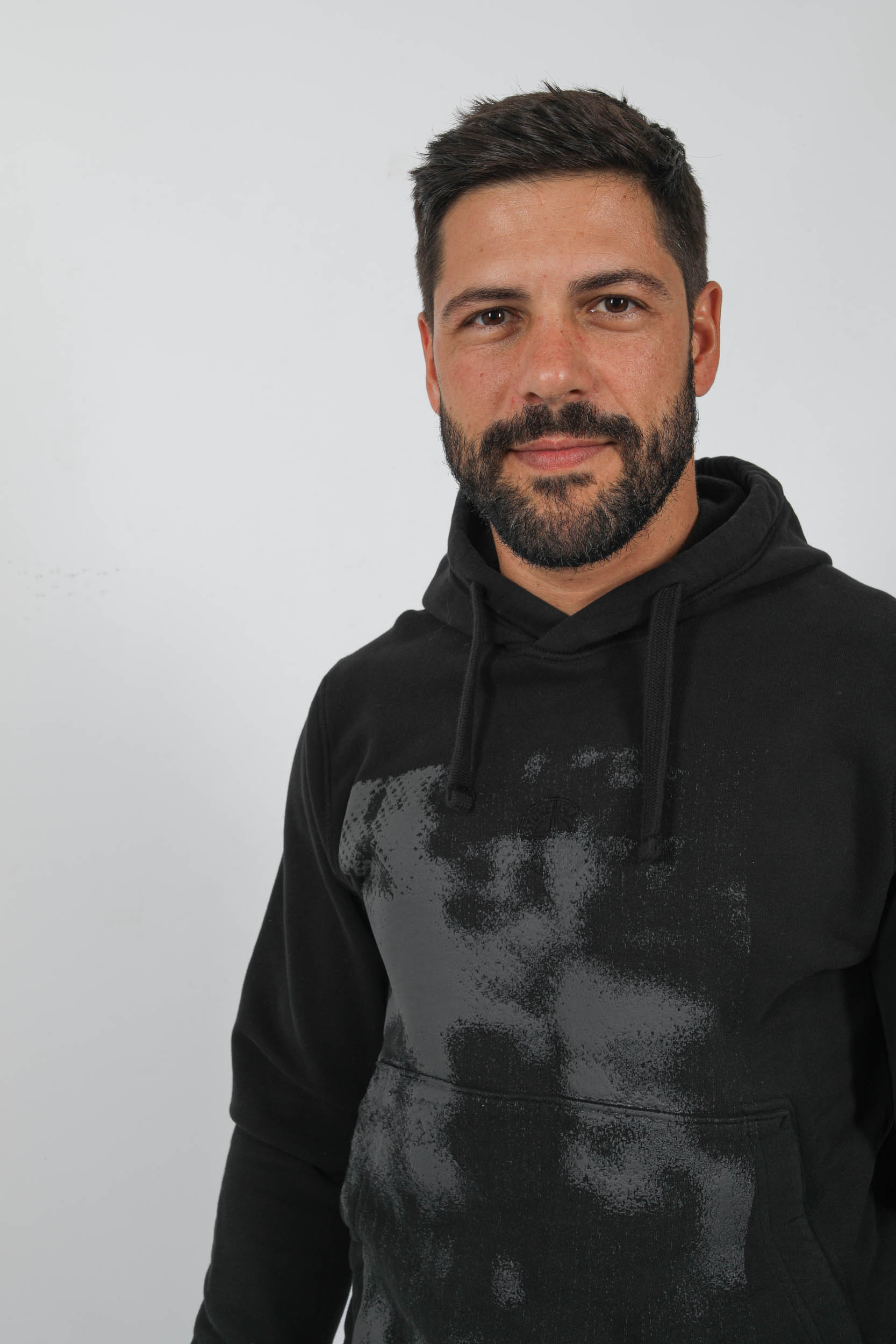 SWEAT A CAPUCHE STONE ISLAND NOIR "FOAM ONE" 791566660-V0029