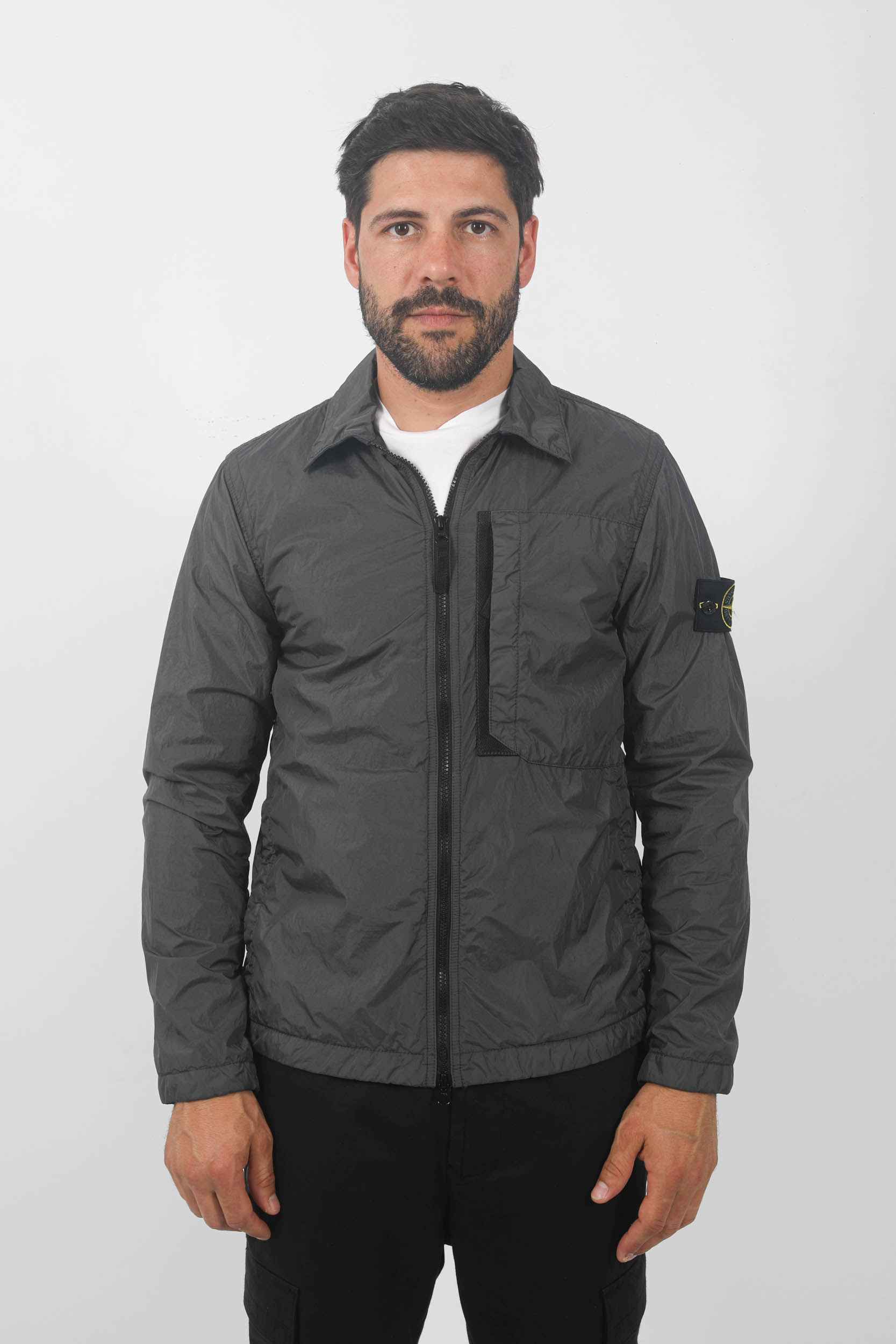 BLOUSON SURECHEMISE STONE ISLAND ANTHRACITE 791510723-V0062