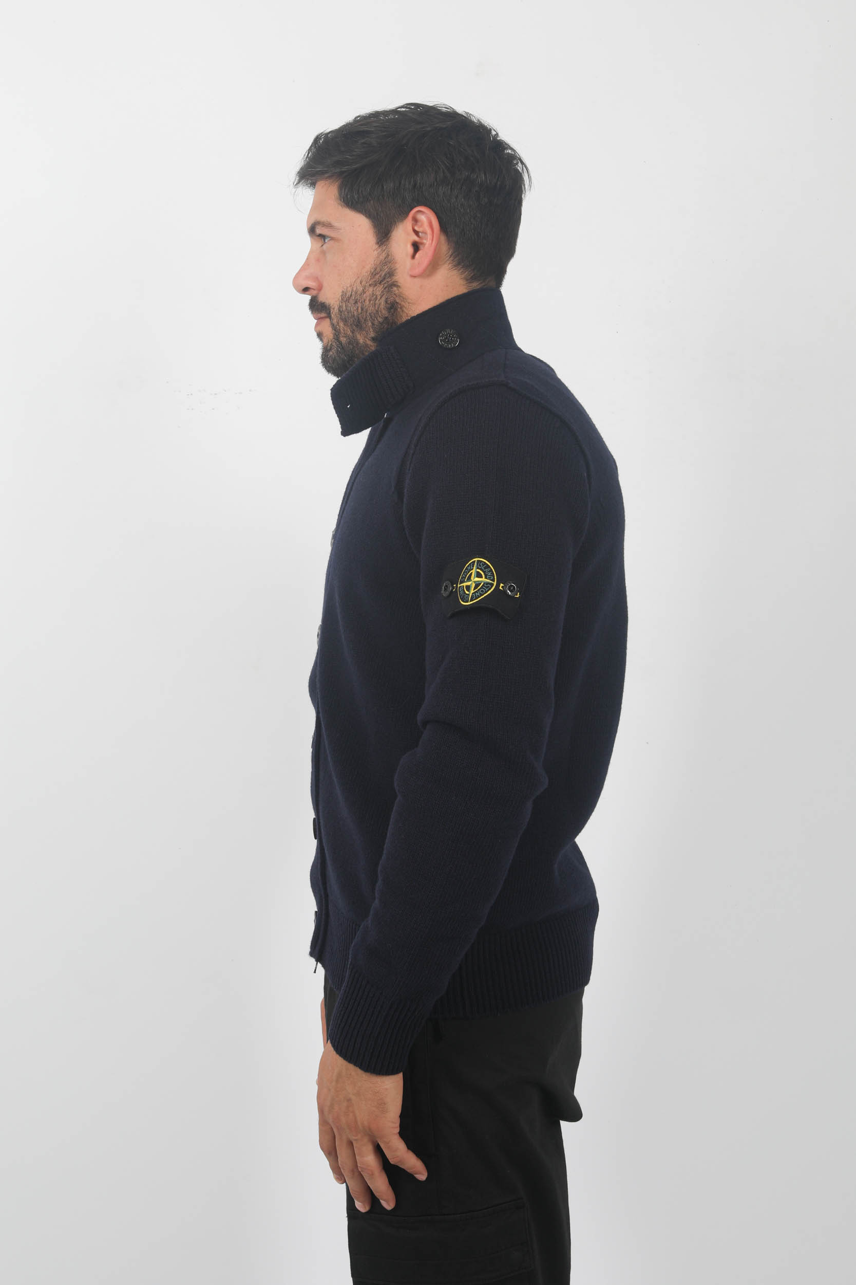 GILET EN LAINE STONE ISLAND MARINE 7915547A3-A0020