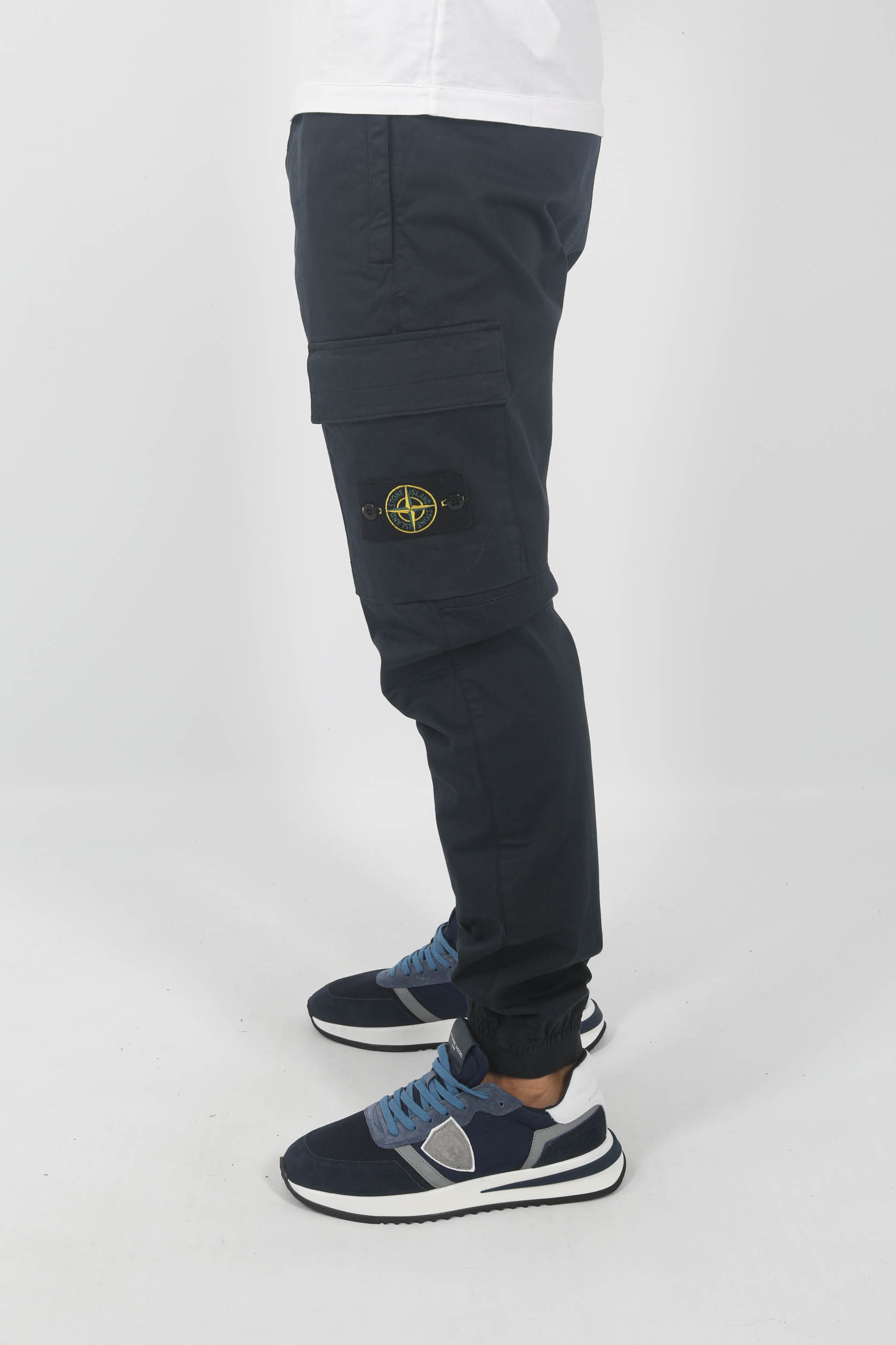 PANTALON CARGO ELASTIQUE STONE ISLAND MARINE 791531314-A0020