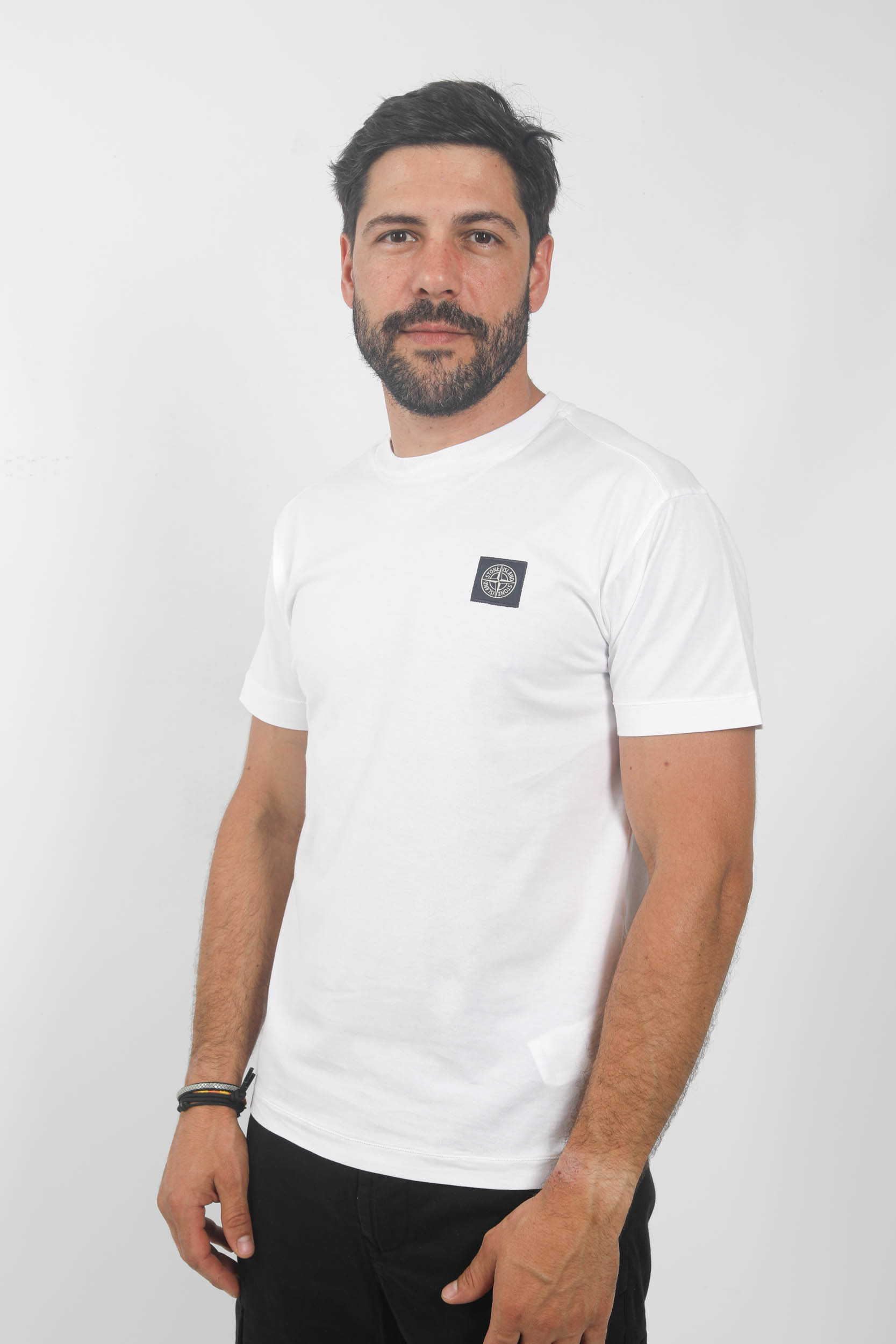 T-SHIRT STONE ISLAND BLANC 791524113-A0001