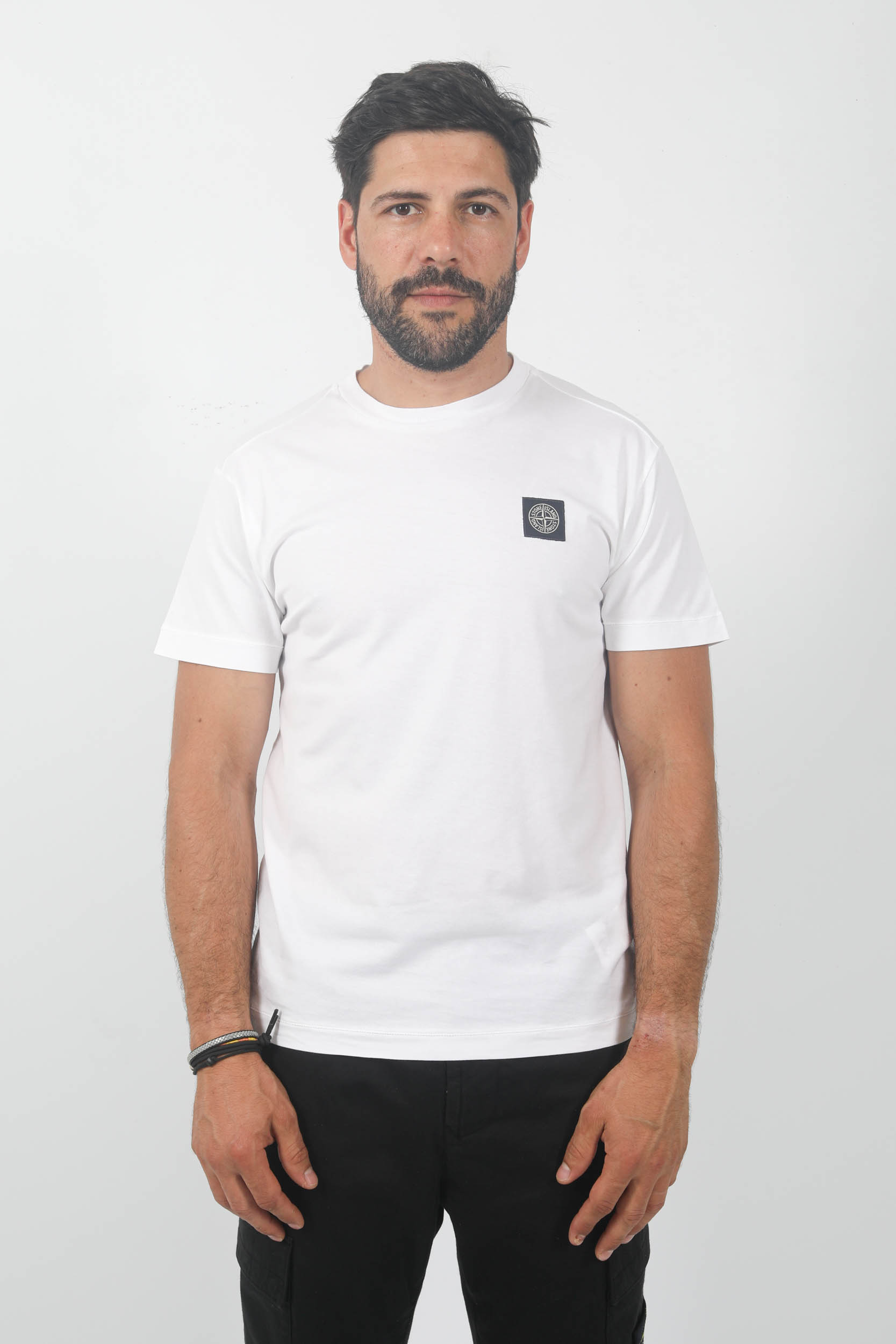 T-SHIRT STONE ISLAND BLANC 791524113-A0001