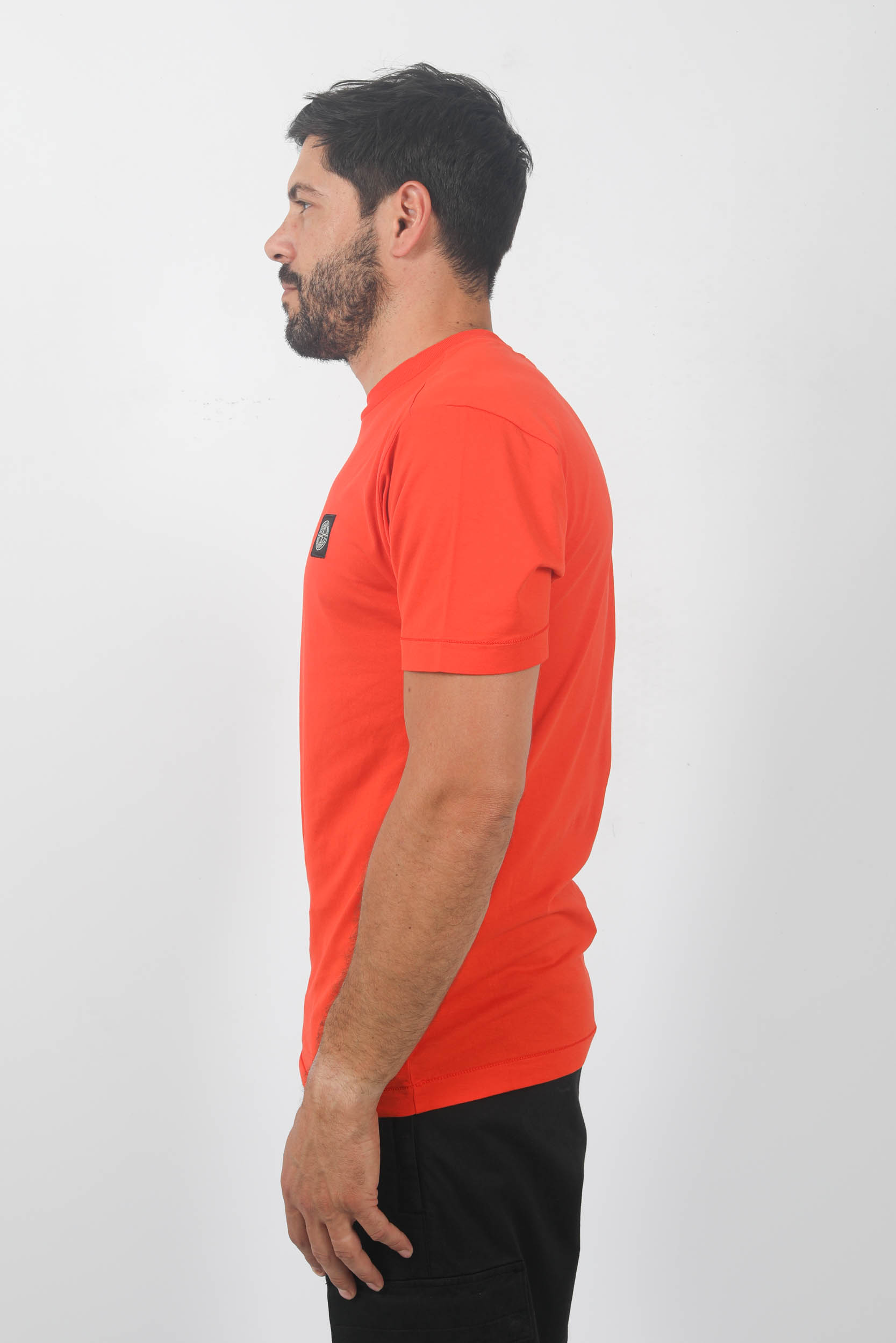 T-SHIRT STONE ISLAND ROUGE 791524113-V0037