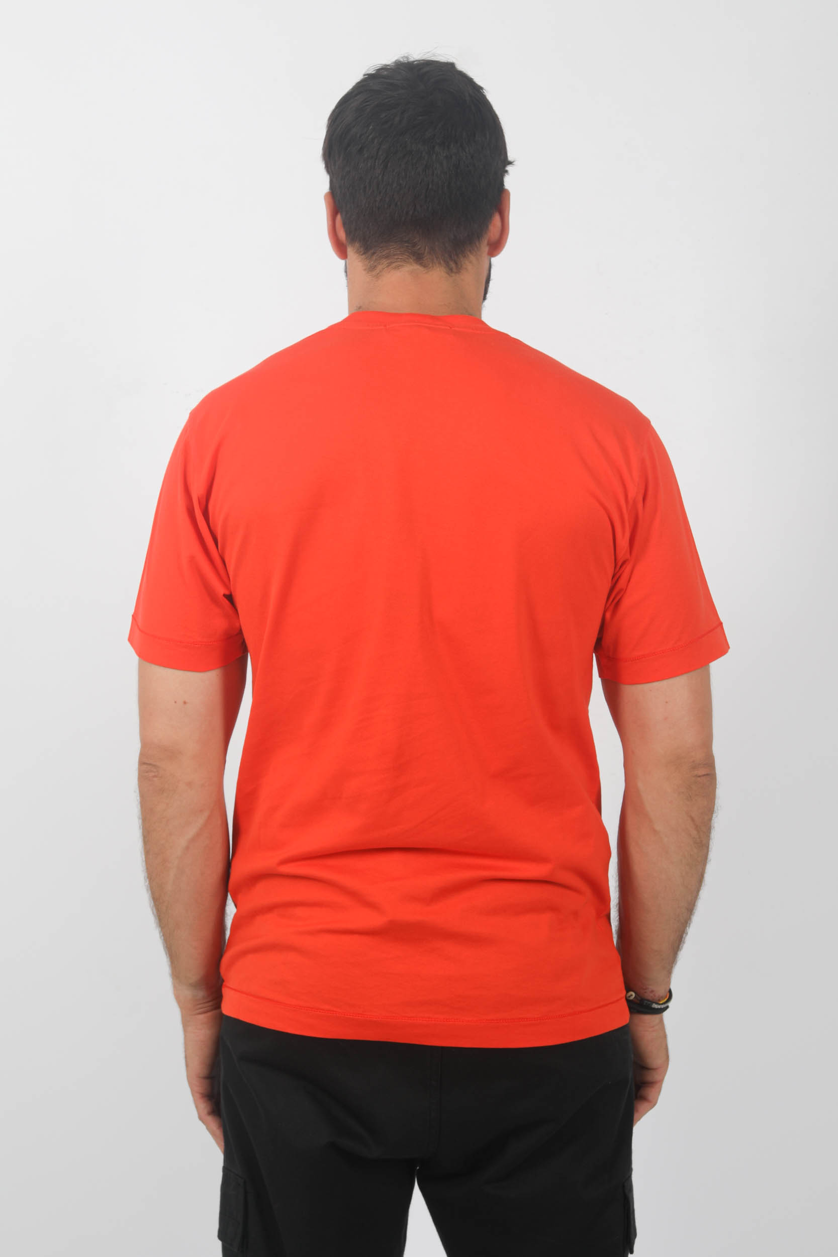 T-SHIRT STONE ISLAND ROUGE 791524113-V0037