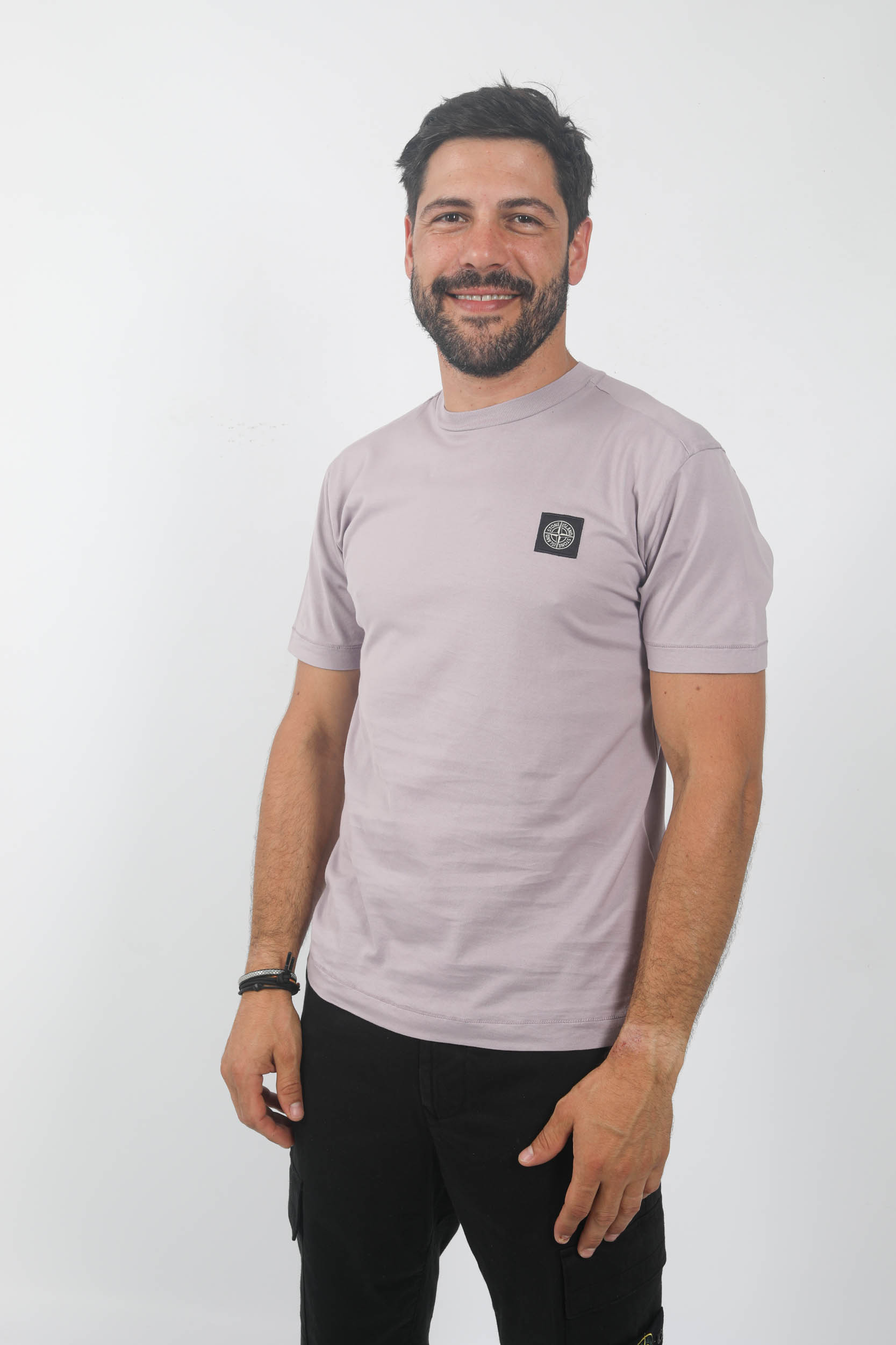 T-SHIRT STONE ISLAND LAVANDE 791524113-V0047
