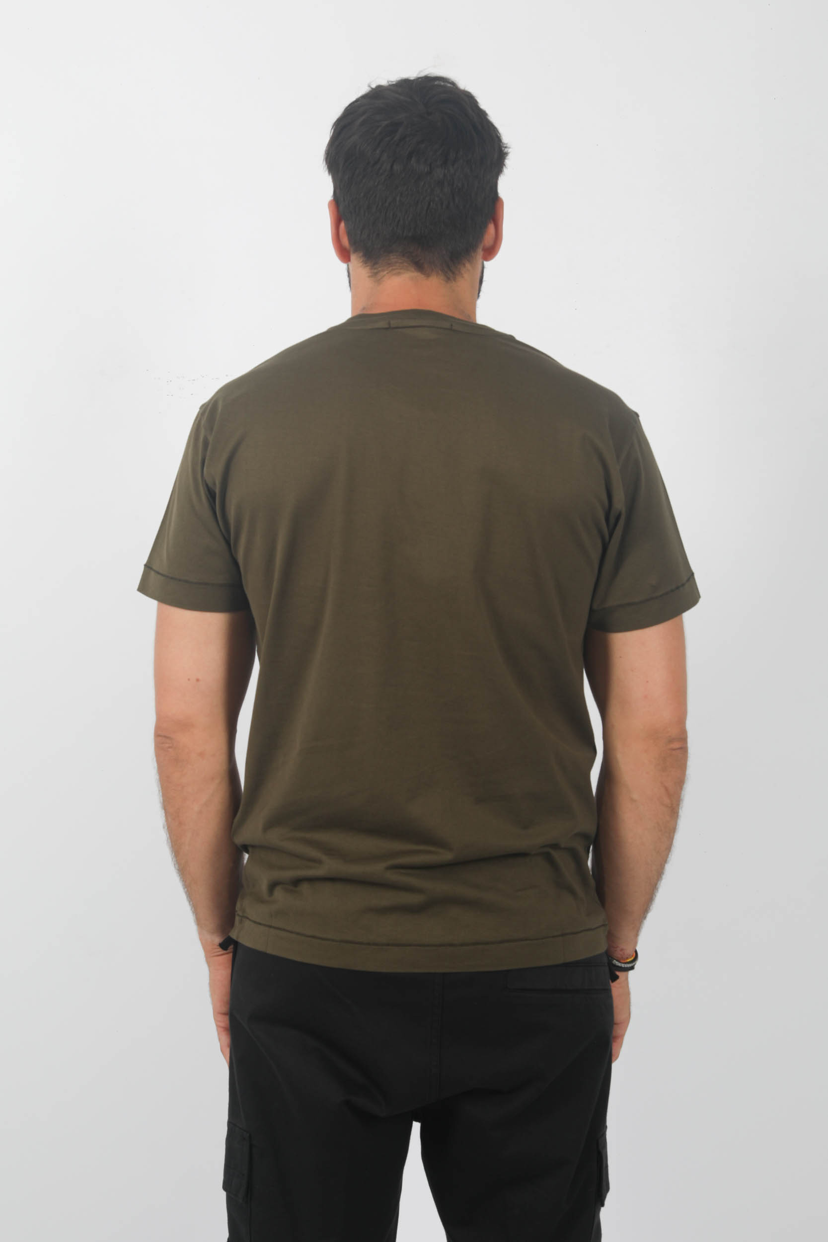 T-SHIRT STONE ISLAND KAKI 791524113-V0058