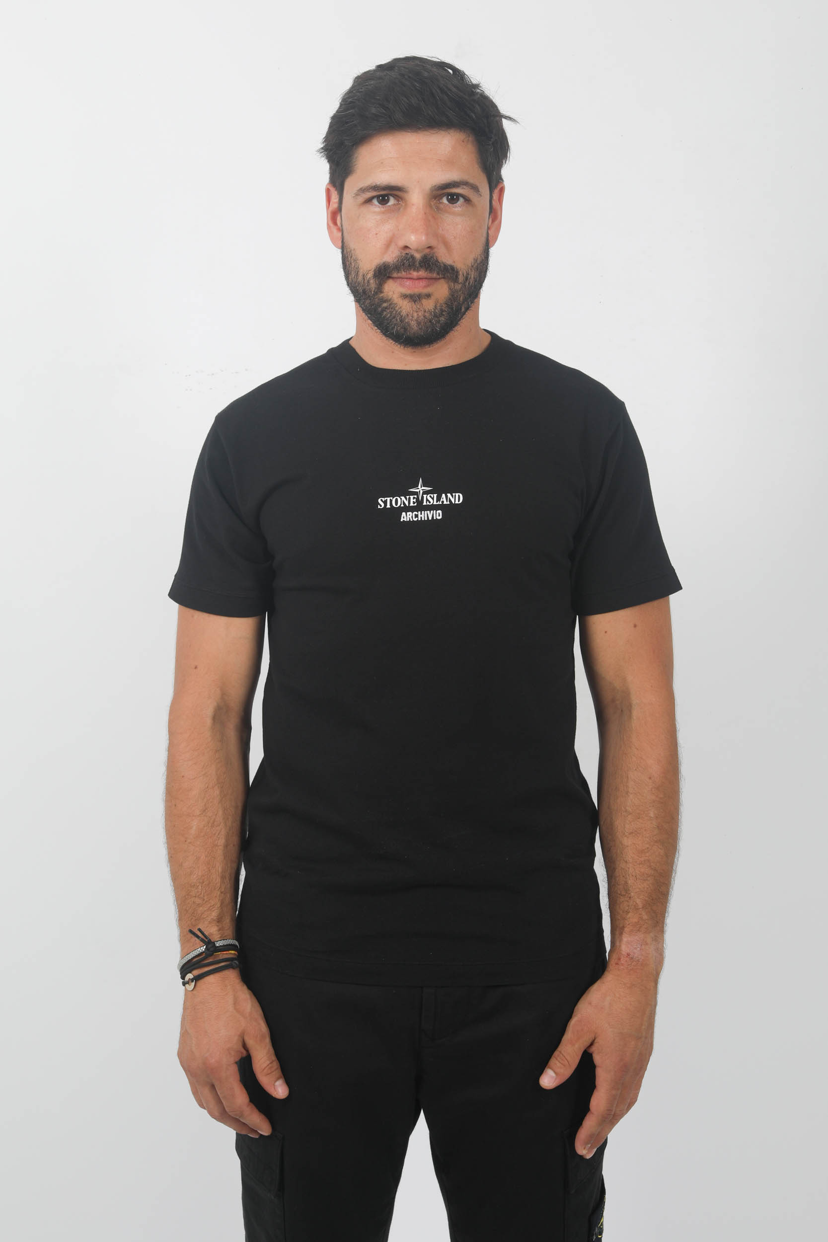 T-SHIRT STONE ISLAND ARCHIVIO NOIR 79152NS91-V0029
