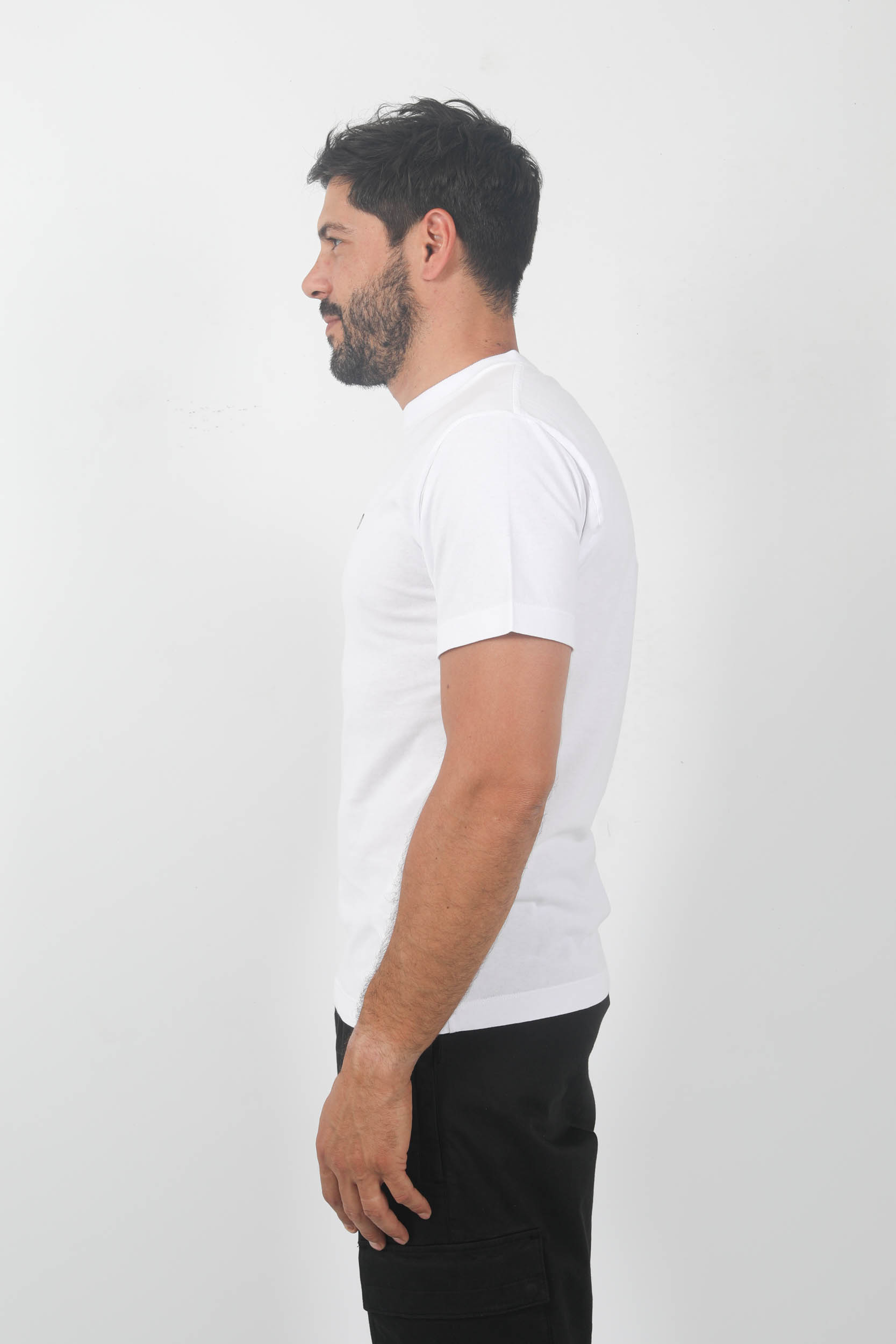 T-SHIRT STONE ISLAND LOGO BLANC 79152NS81-V0001