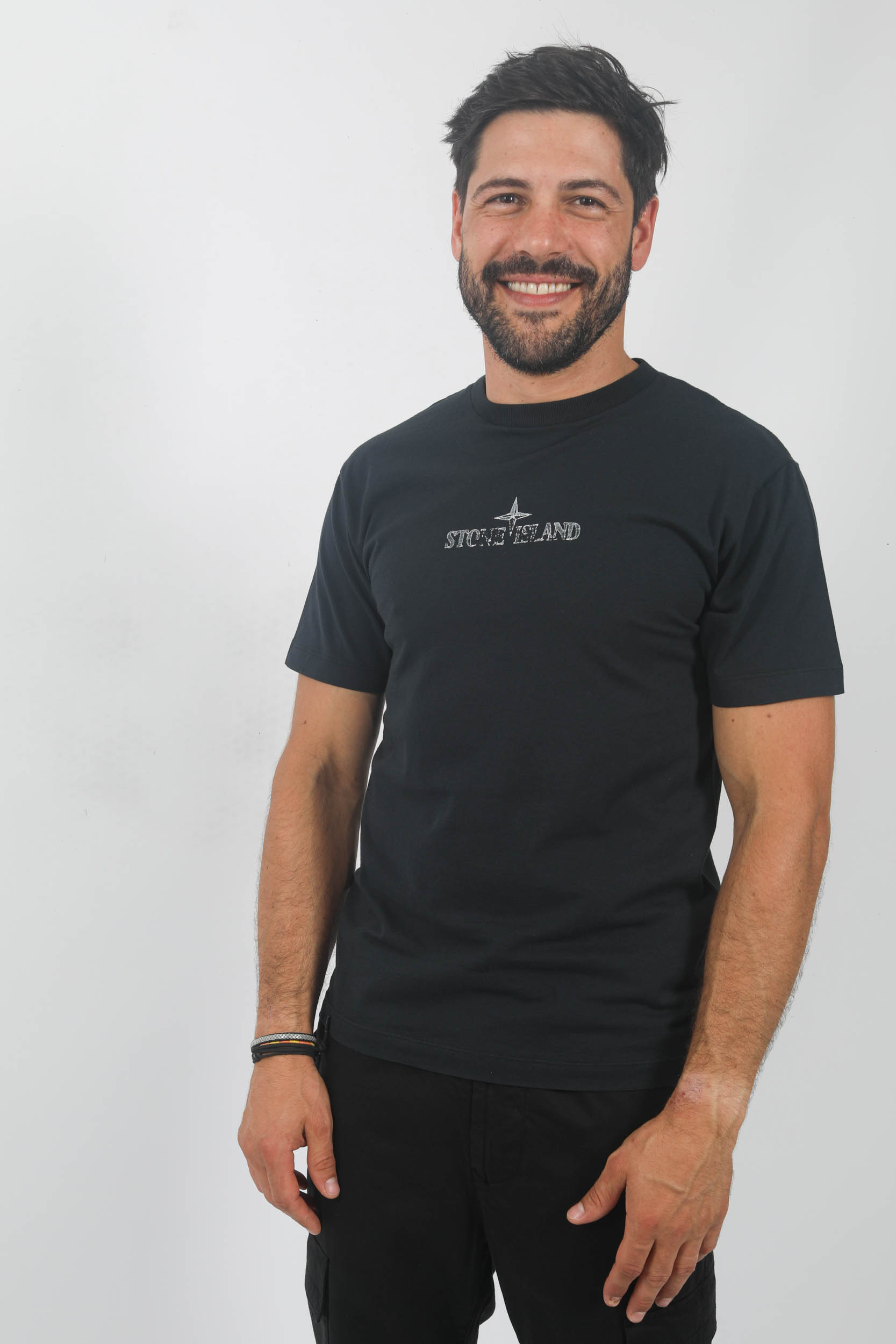 T-SHIRT STONE ISLAND LOGO MARINE 79152NS81-V0020