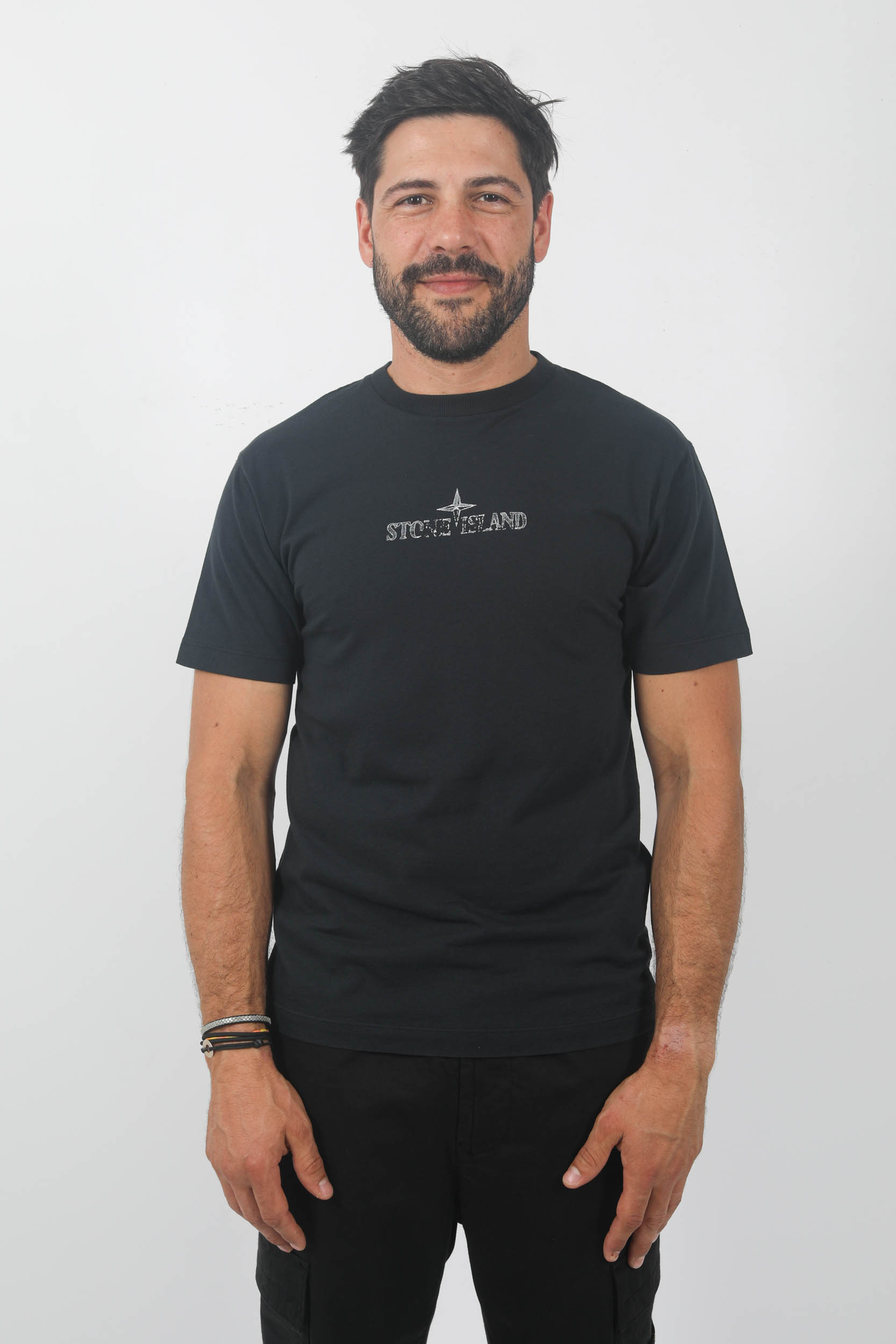 T-SHIRT STONE ISLAND LOGO MARINE 79152NS81-V0020