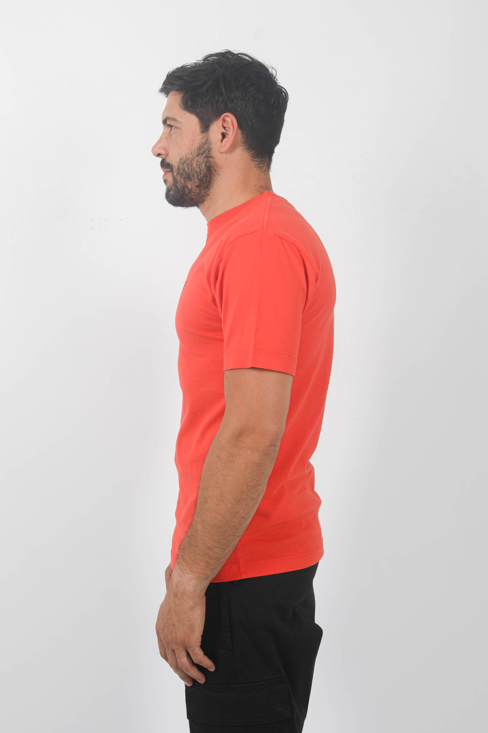 T-SHIRT STONE ISLAND LOGO ROUGE 79152NS81-V0037