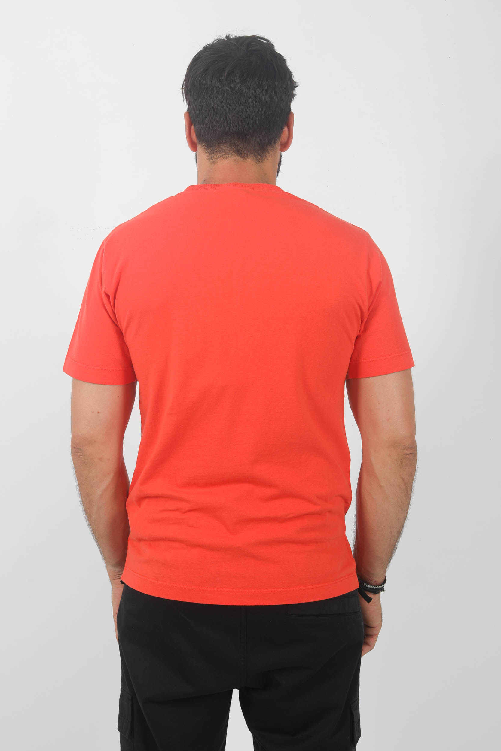 T-SHIRT STONE ISLAND LOGO ROUGE 79152NS81-V0037