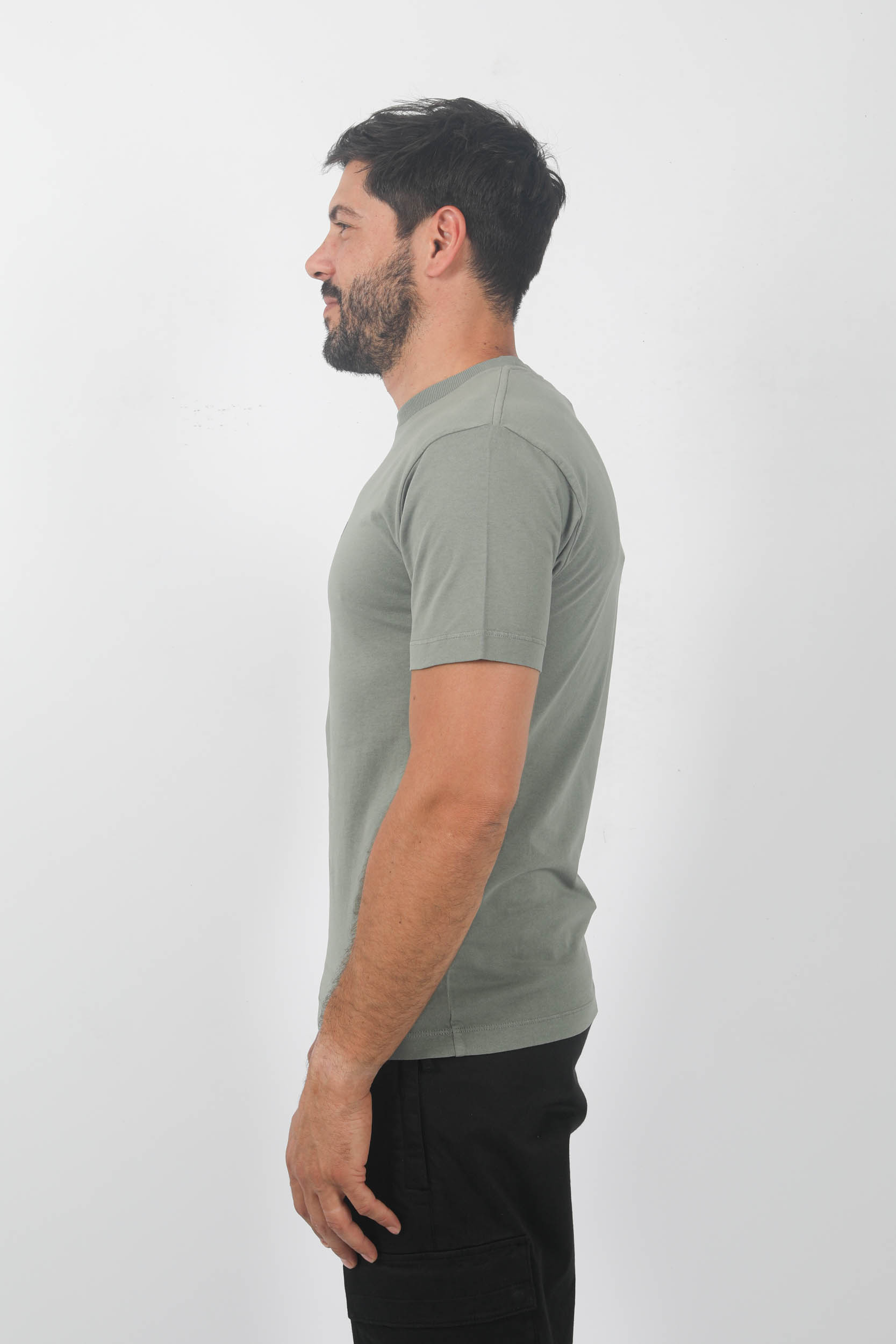 T-SHIRT STONE ISLAND LOGO VERT 79152NS81-V0055