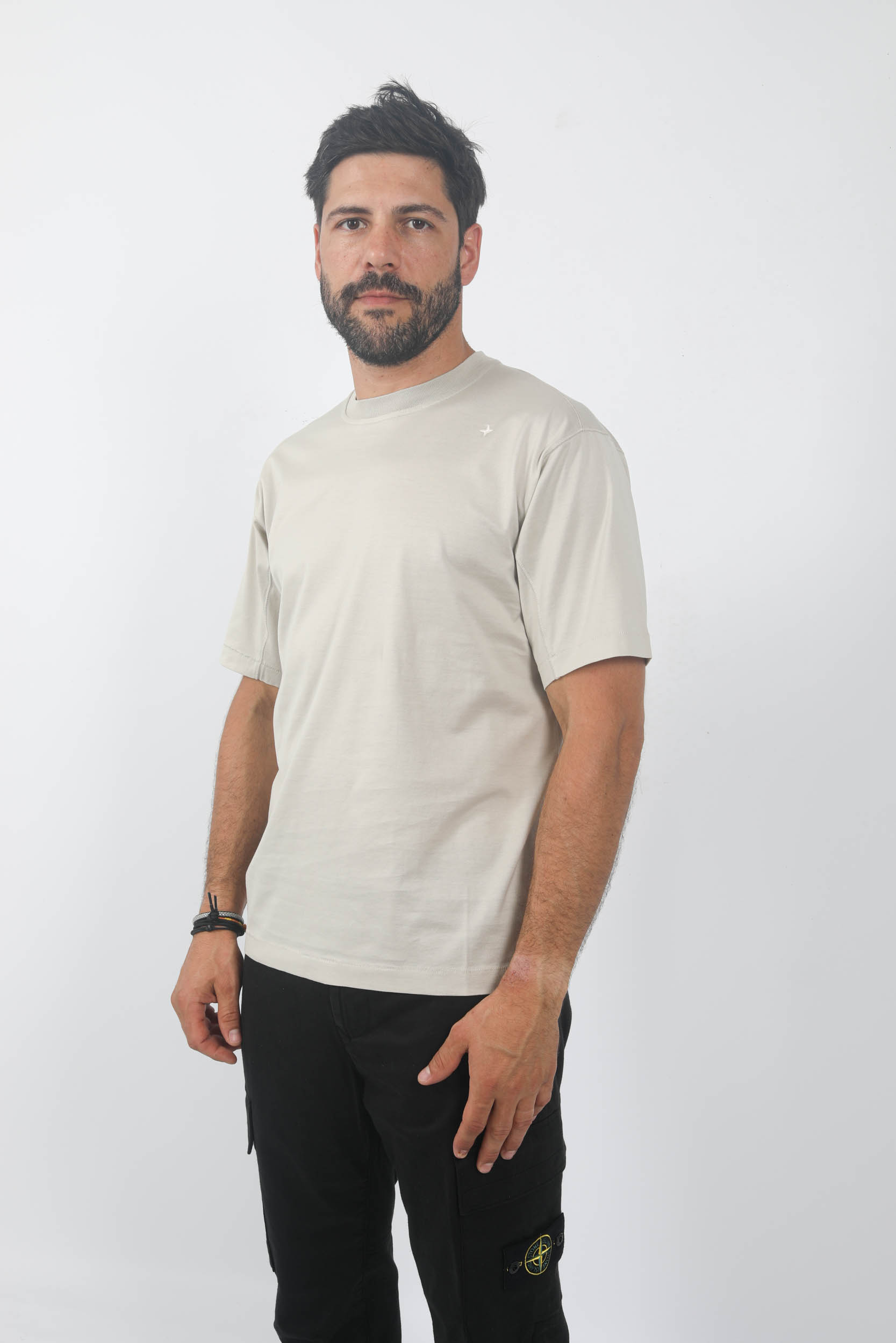 T-SHIRT STONE ISLAND BEIGE 7915203G3-V0097
