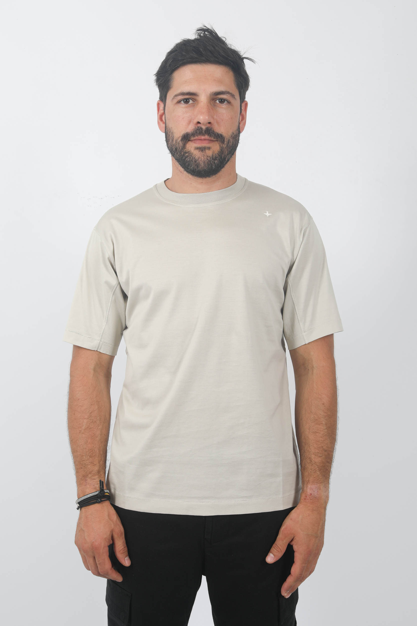 T-SHIRT STONE ISLAND BEIGE 7915203G3-V0097