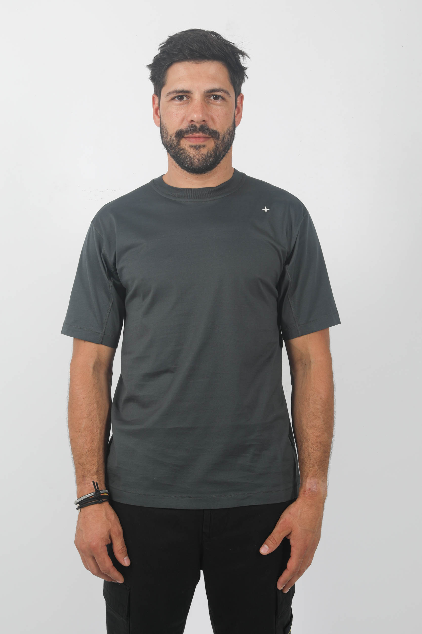 T-SHIRT STONE ISLAND ANTHRACITE 7915203G3-V0062