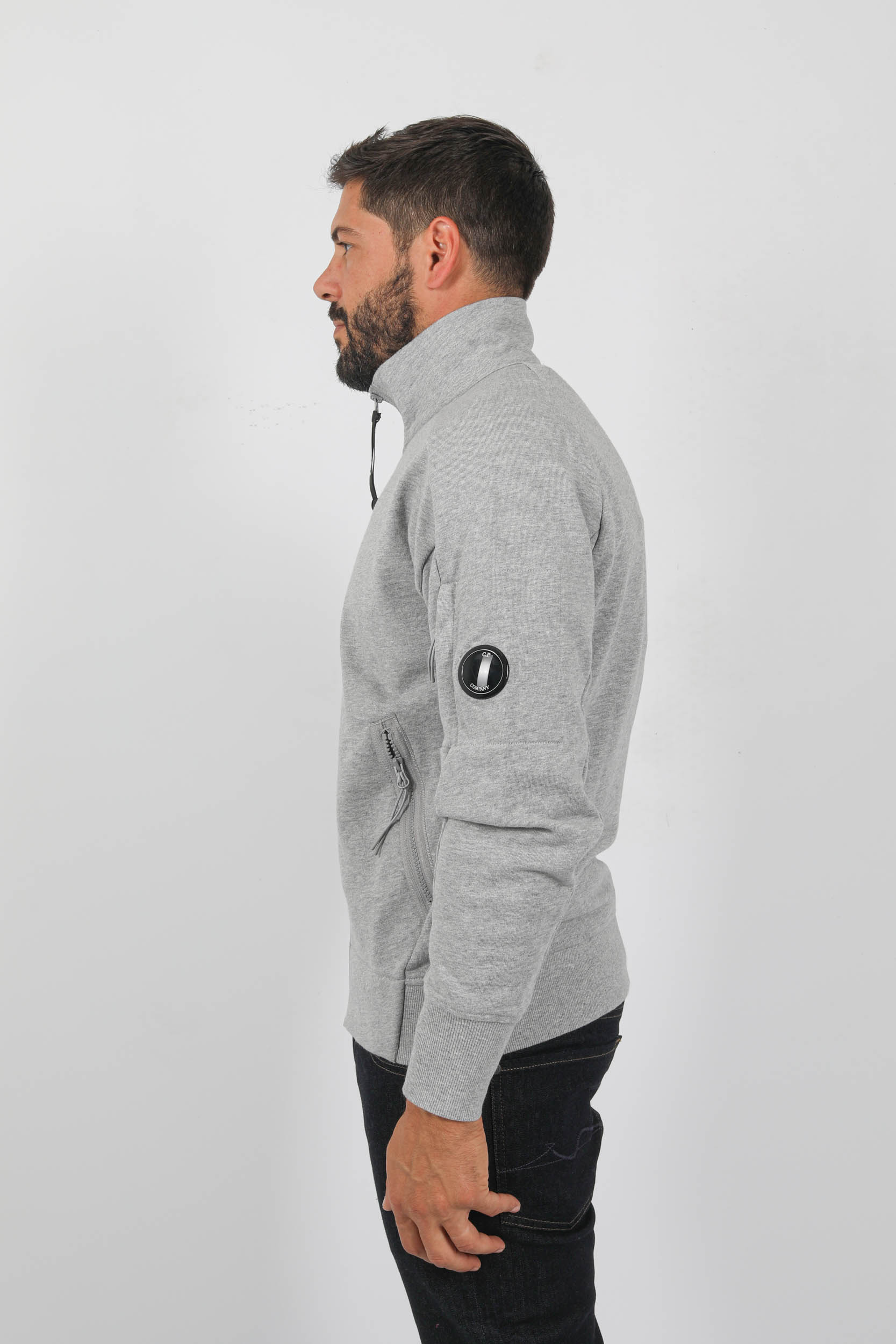 SWEAT C.P COMPANY SANS CAPUCHE ZIPPE S061A-M93