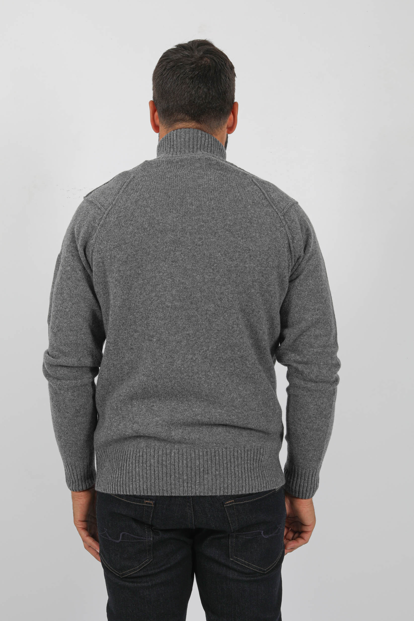 PULL C.P COMPANY ZIPPE LAINE GRIS N402A-925