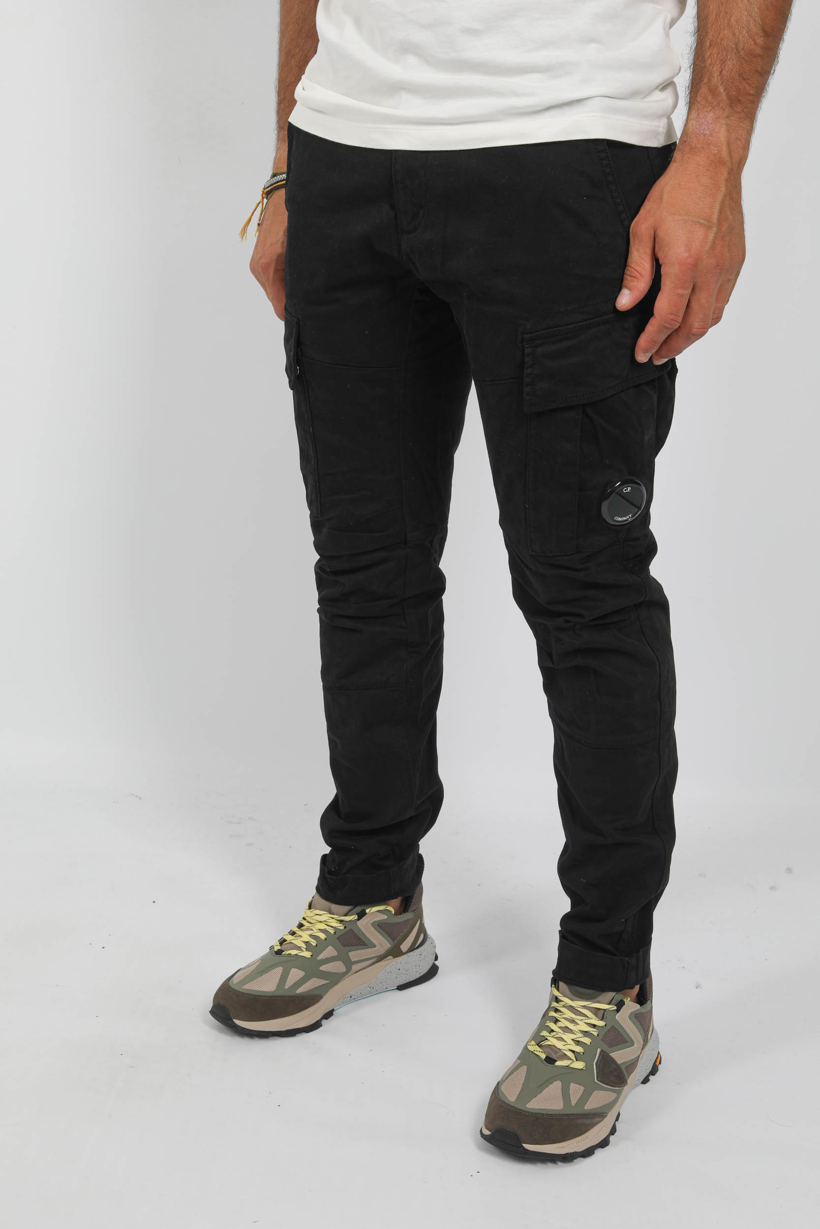 PANTALON CARGO C.P COMPANY NOIR A186A-999