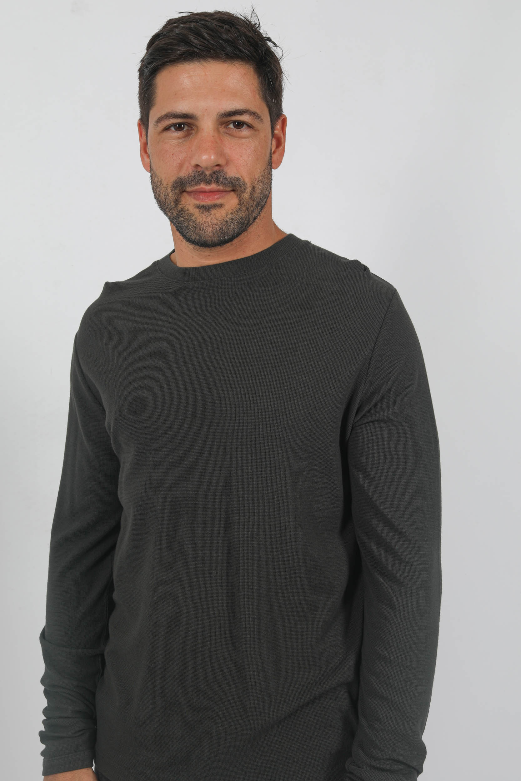 PULL EN COTON NN07 KAKI CLIVE-DK ARMY