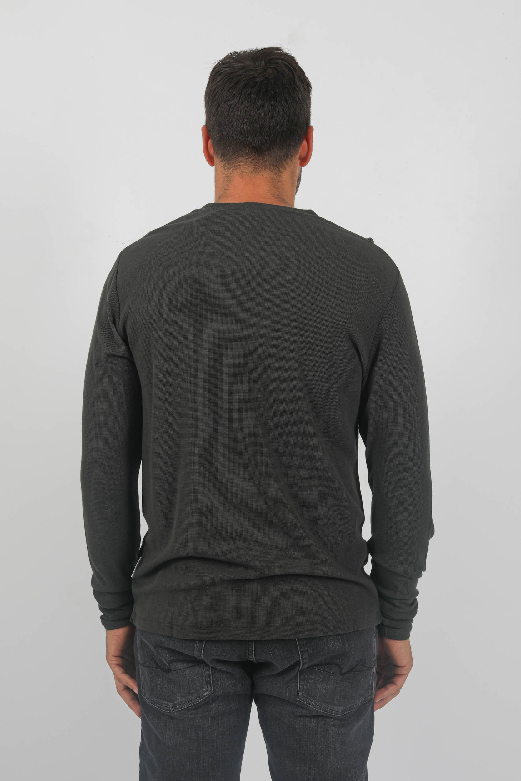 PULL EN COTON NN07 KAKI CLIVE-DK ARMY