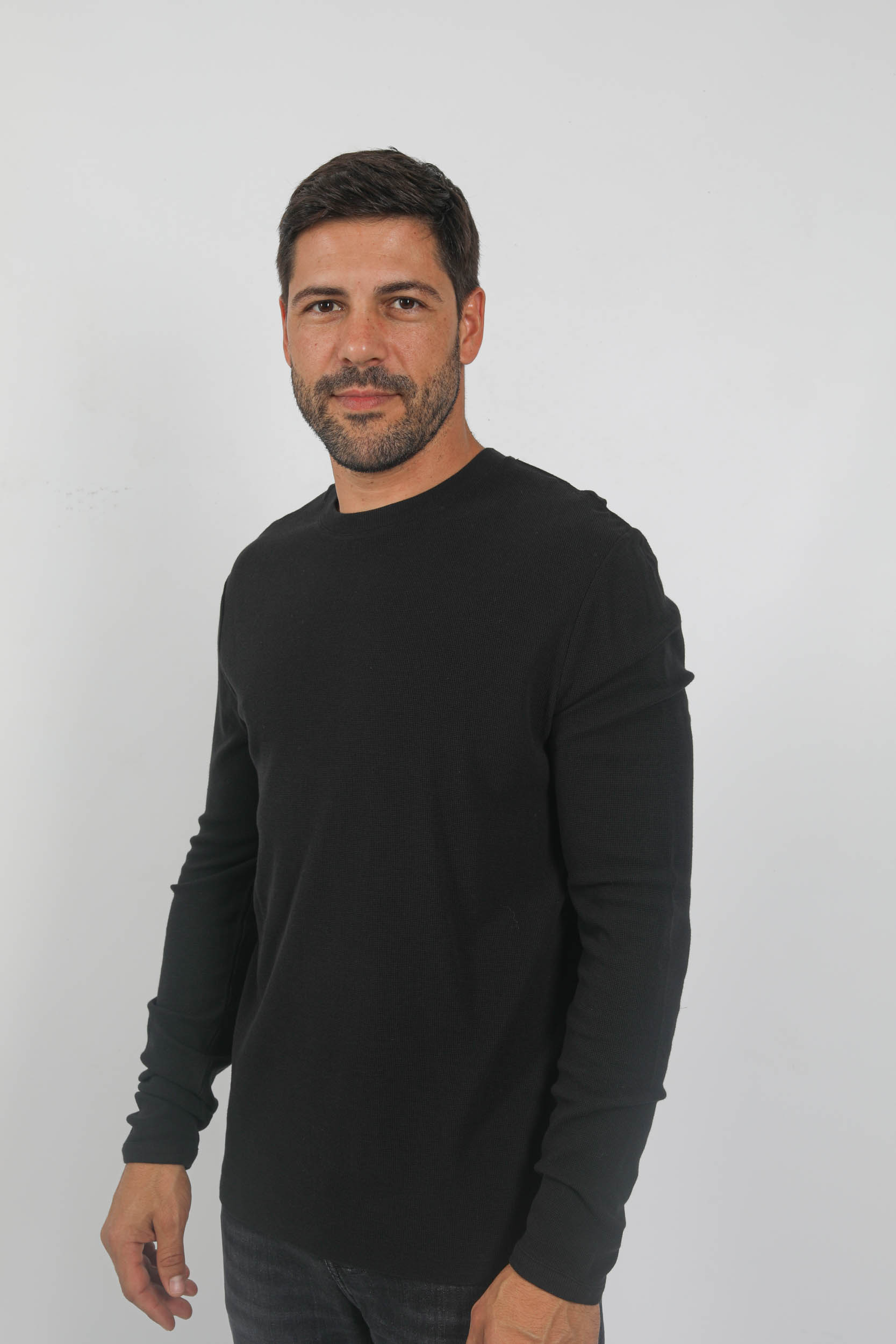 PULL EN COTON NN07 NOIR CLIVE-BLACK