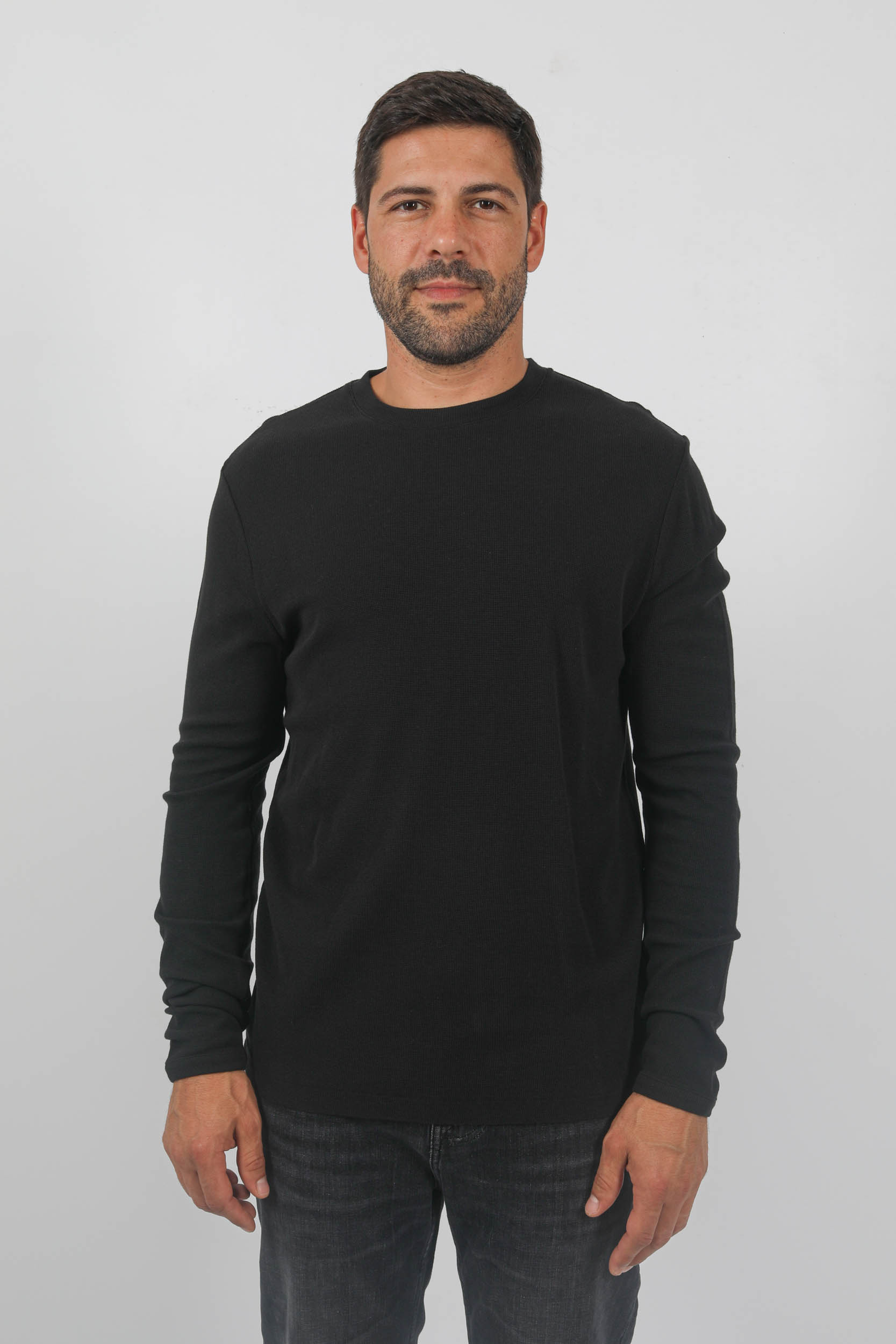 PULL EN COTON NN07 NOIR CLIVE-BLACK