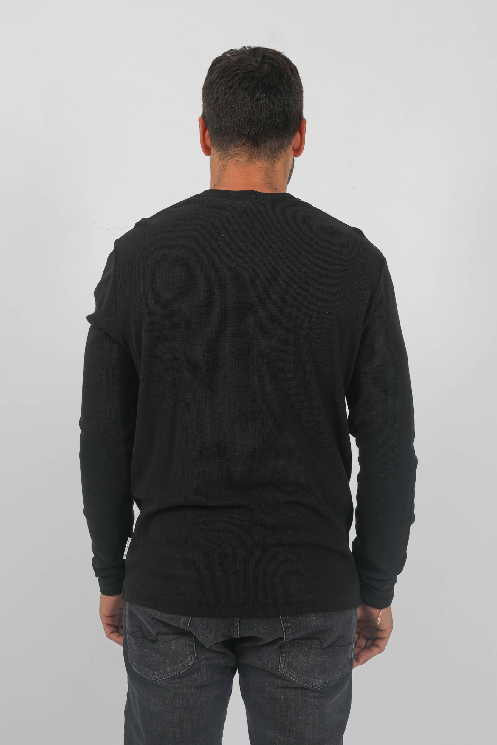 PULL EN COTON NN07 NOIR CLIVE-BLACK