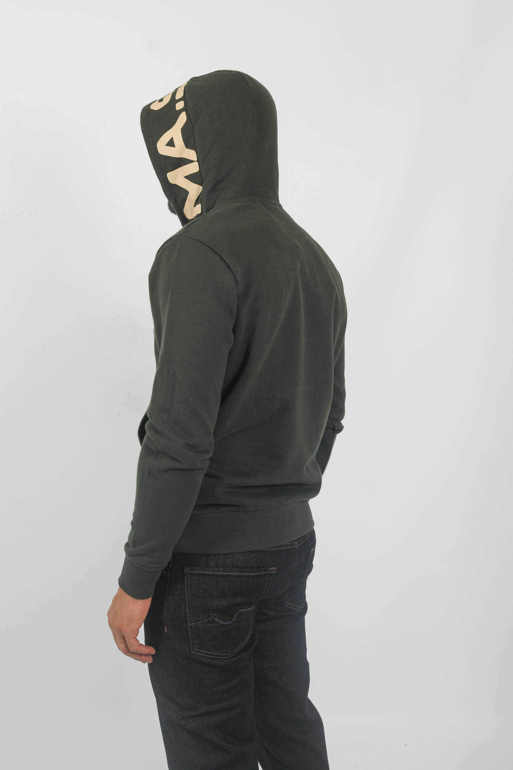 SWEAT A CAPUCHE MASTRUM KAKI LOGO MAS4519-M306