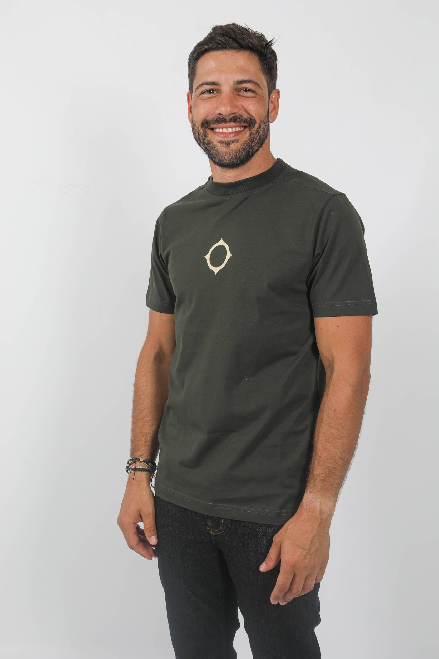 T-SHIRT MASTRUM KAKI LOGO CENTRAL MAS8390-M306