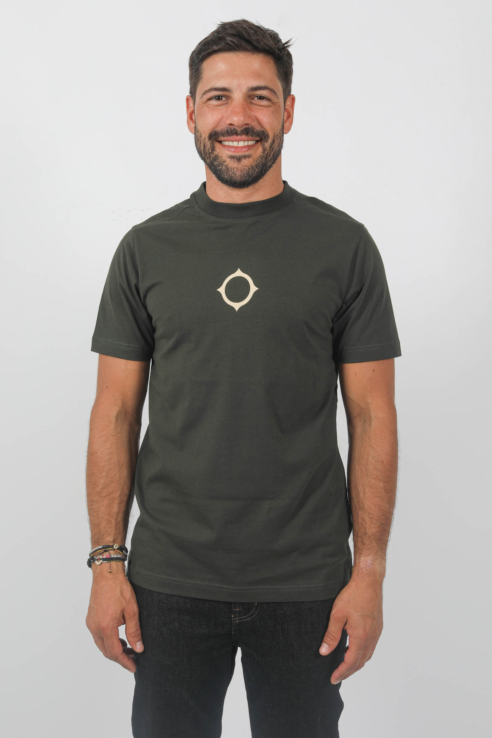 T-SHIRT MASTRUM KAKI LOGO CENTRAL MAS8390-M306