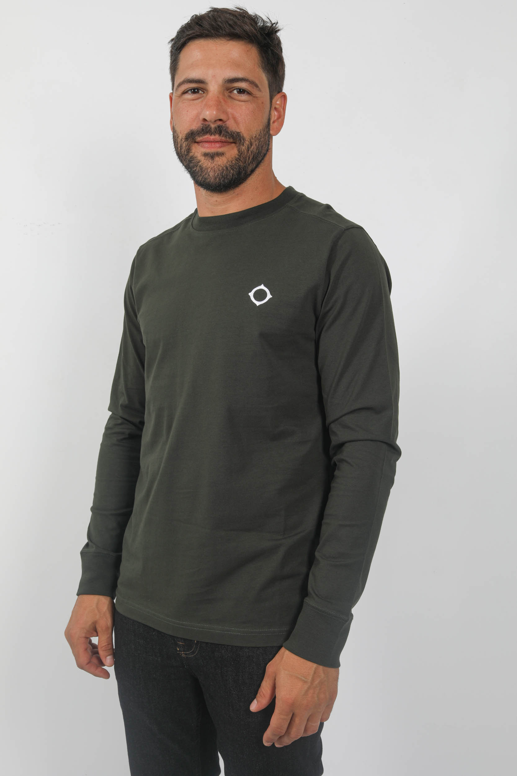 T-SHIRT MANCHES LONGUES MASTRUM KAKI MAS8372-M306