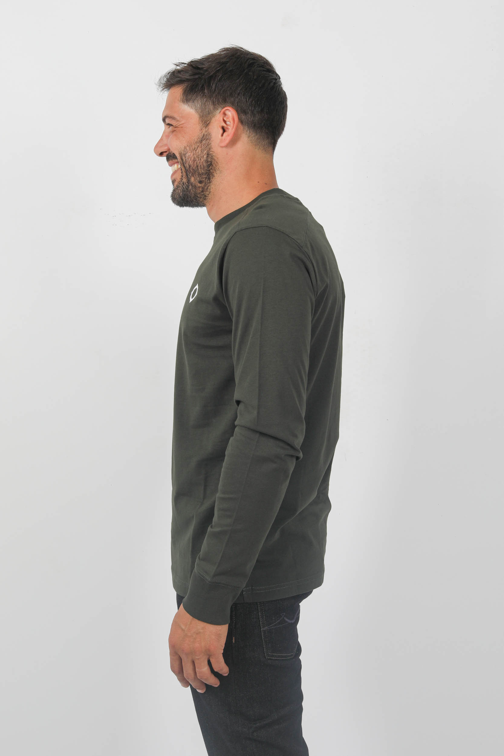 T-SHIRT MANCHES LONGUES MASTRUM KAKI MAS8372-M306