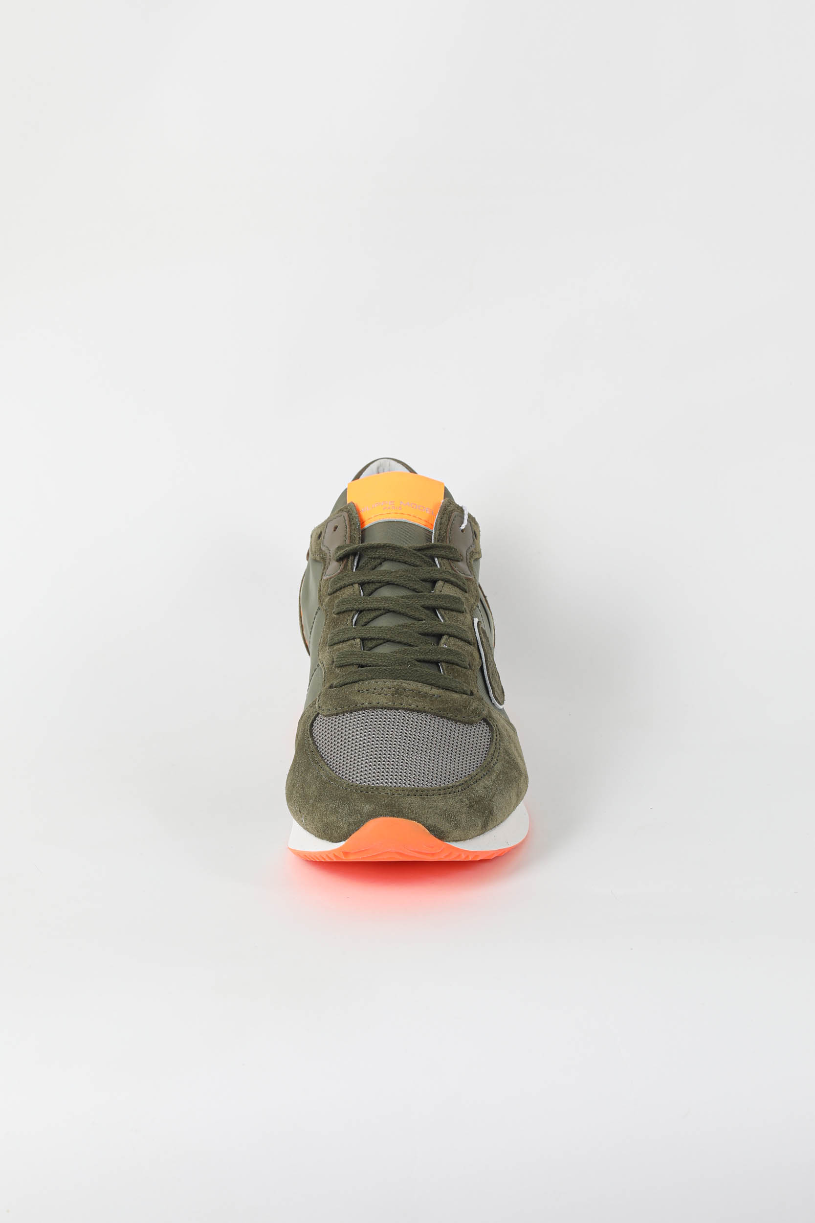 BASKETS PHILIPPE MODEL TRPX KAKI/ORANGE TZLU-WN51