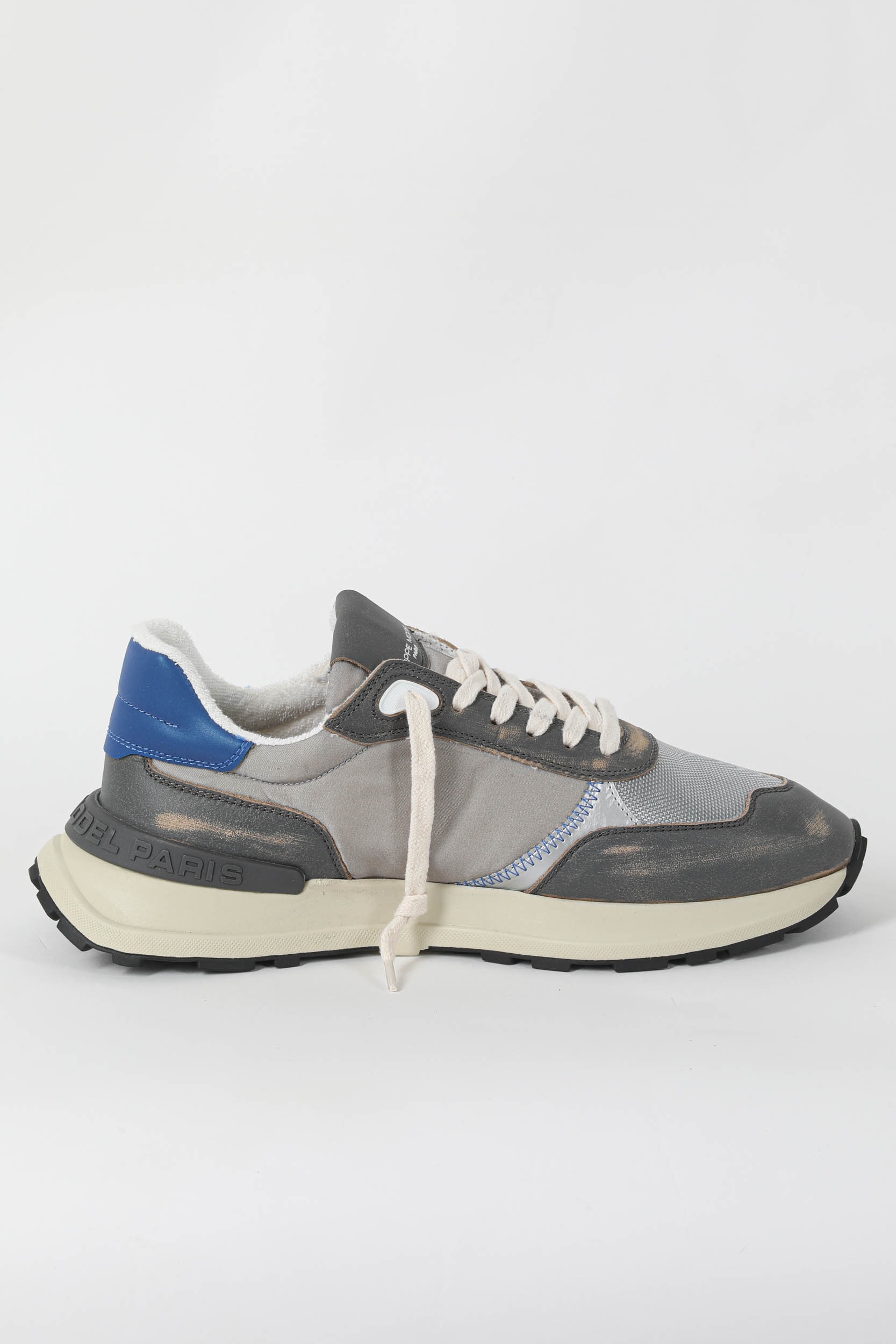 BASKETS PHILIPPE MODEL ANTIBE GRISES ATLU-WY12